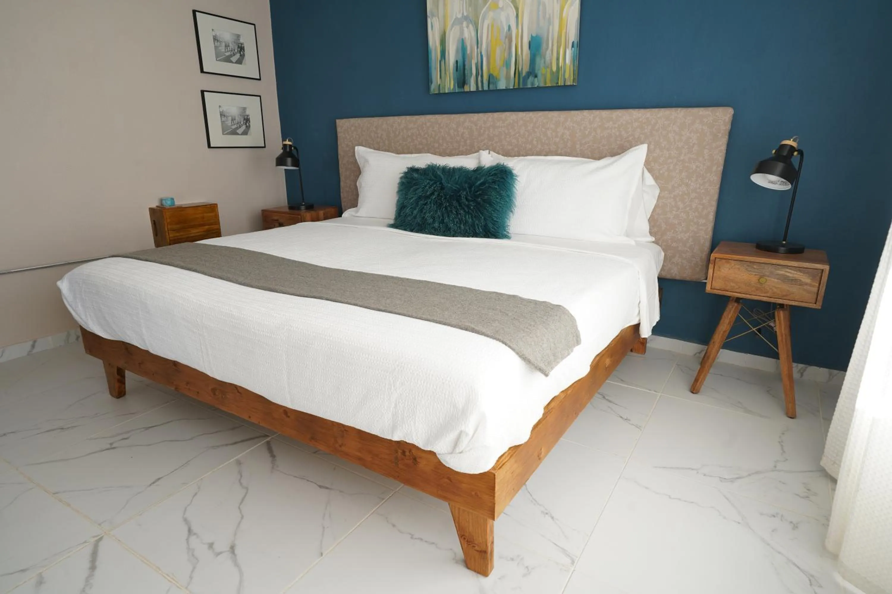 Bed in Santerra, Valle de Guadalupe