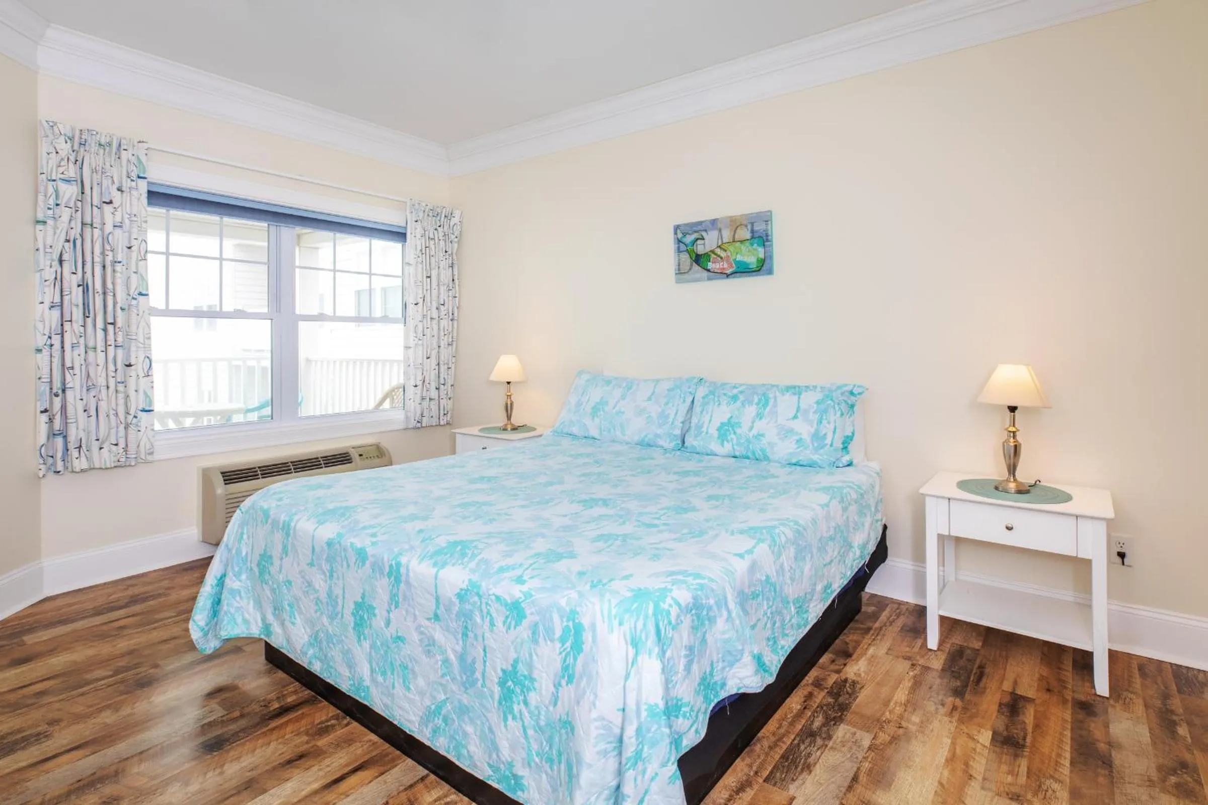 Bed in Atlantic Breeze Suites