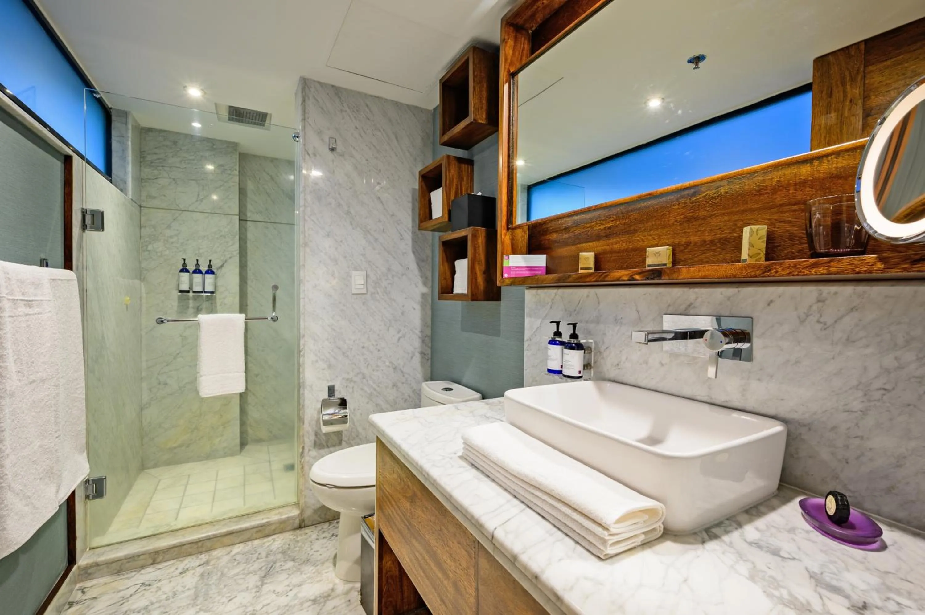 Shower in Las Suites Campos Eliseos