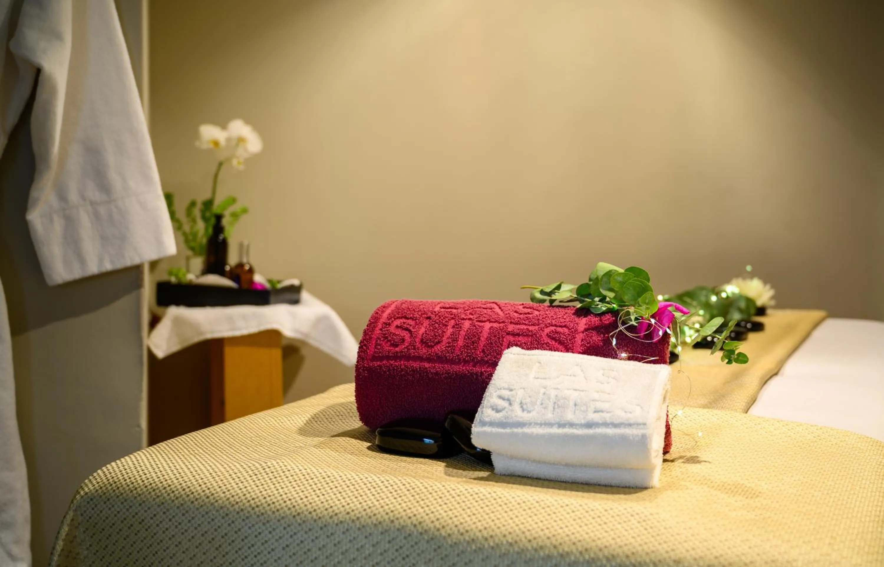 Sauna, Bed in Las Suites Campos Eliseos