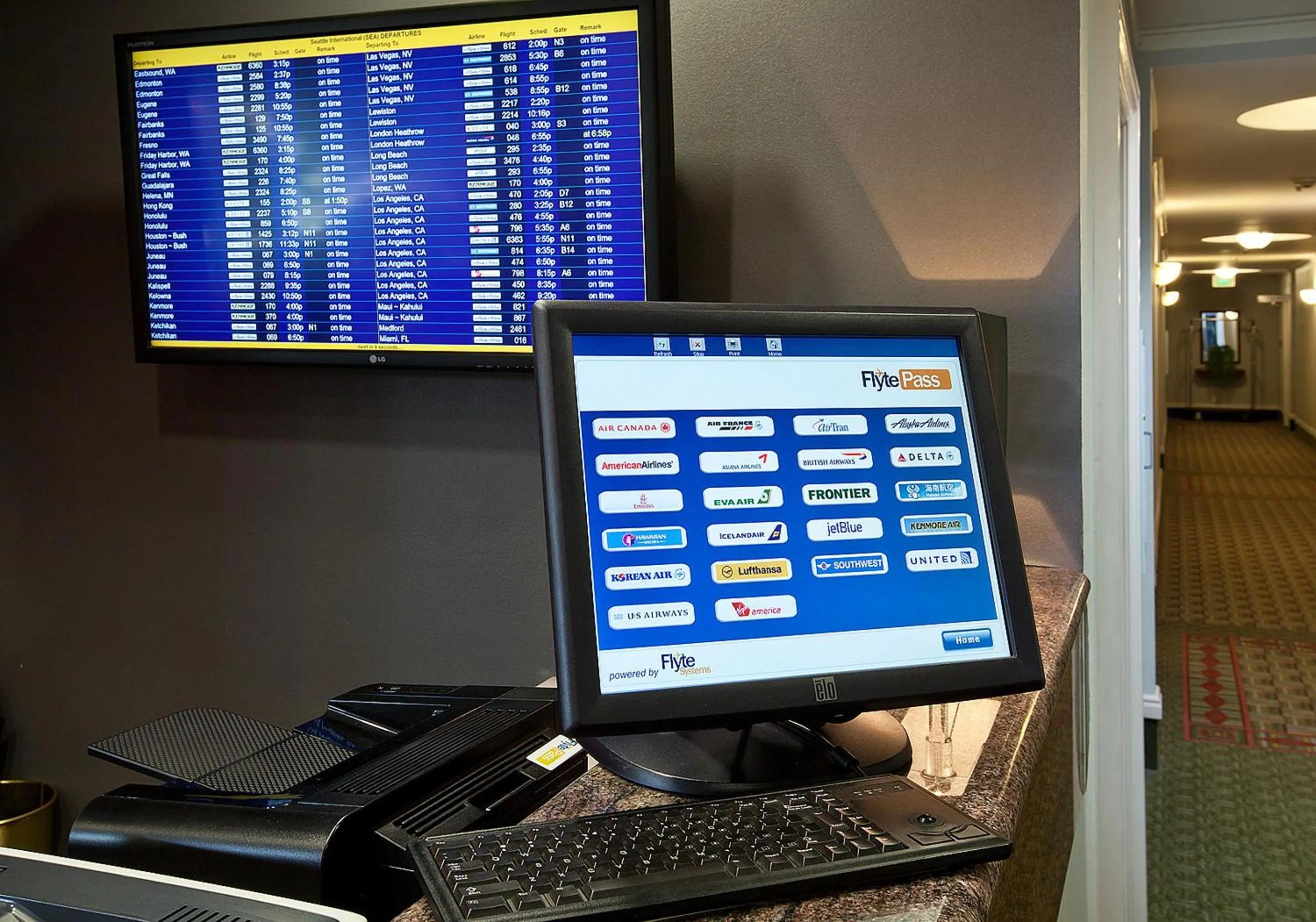 On site in Coast Gateway Hotel