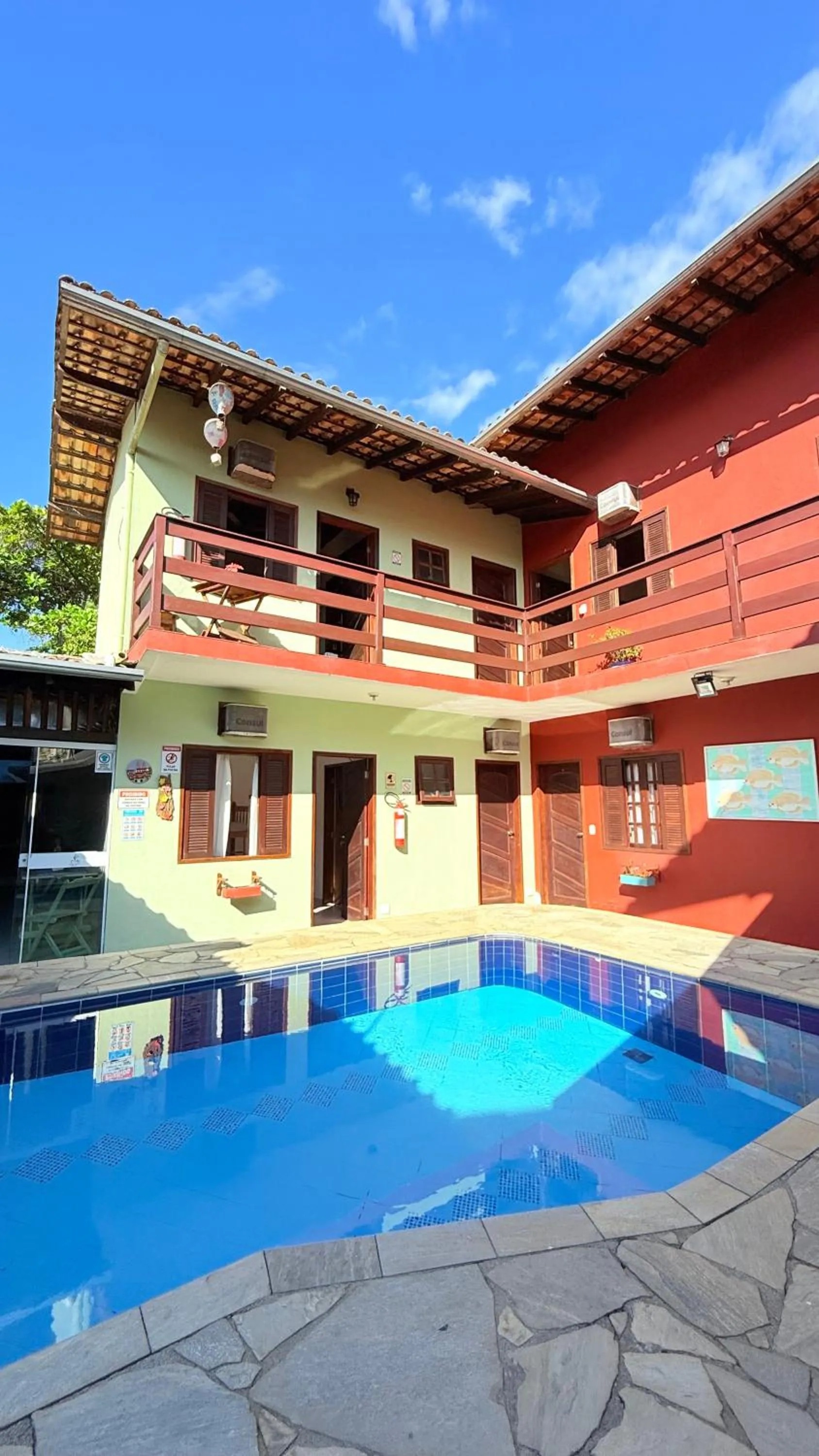 Property building in Pousada Cores Do Mar
