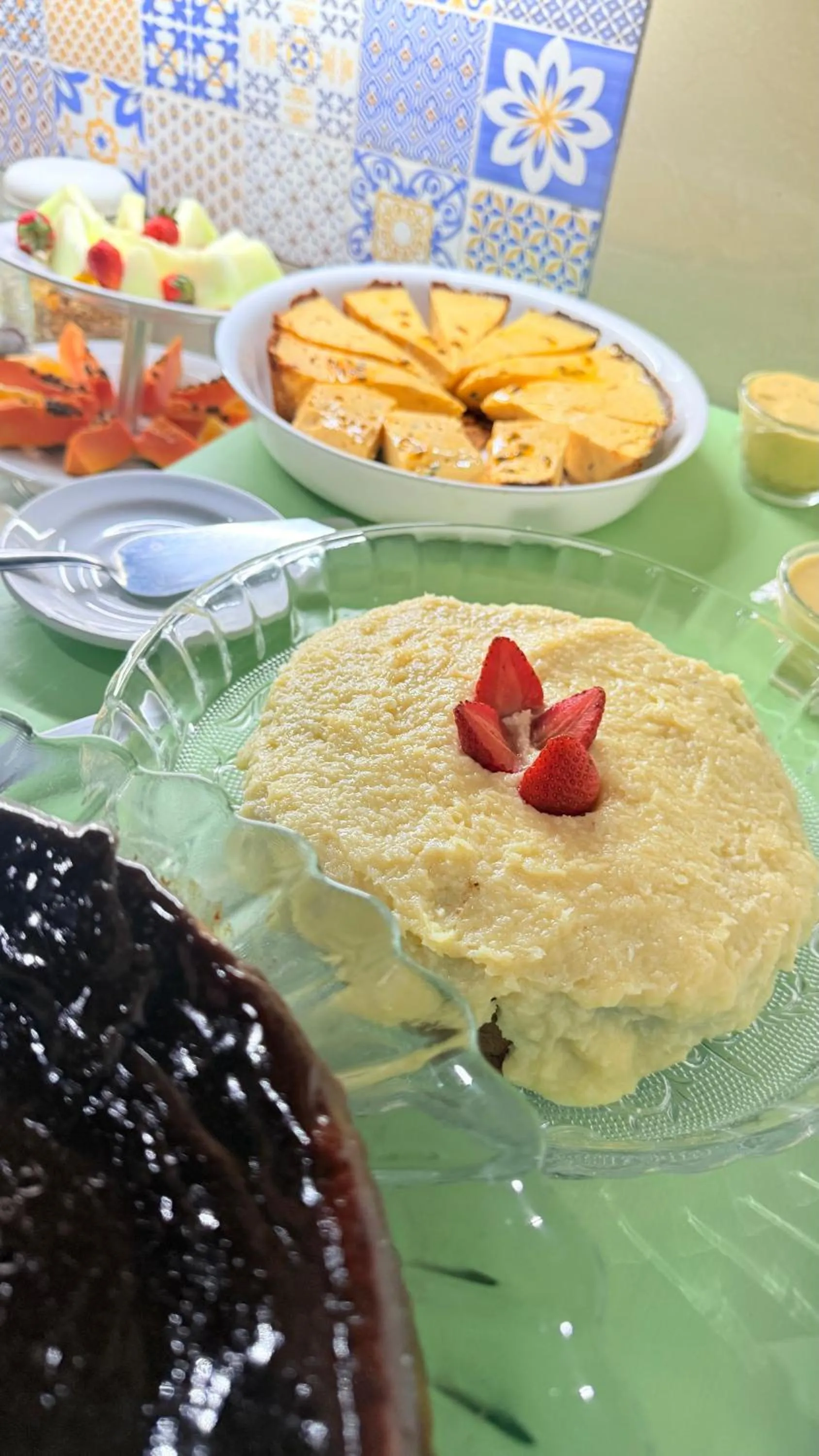 Breakfast in Pousada Cores Do Mar