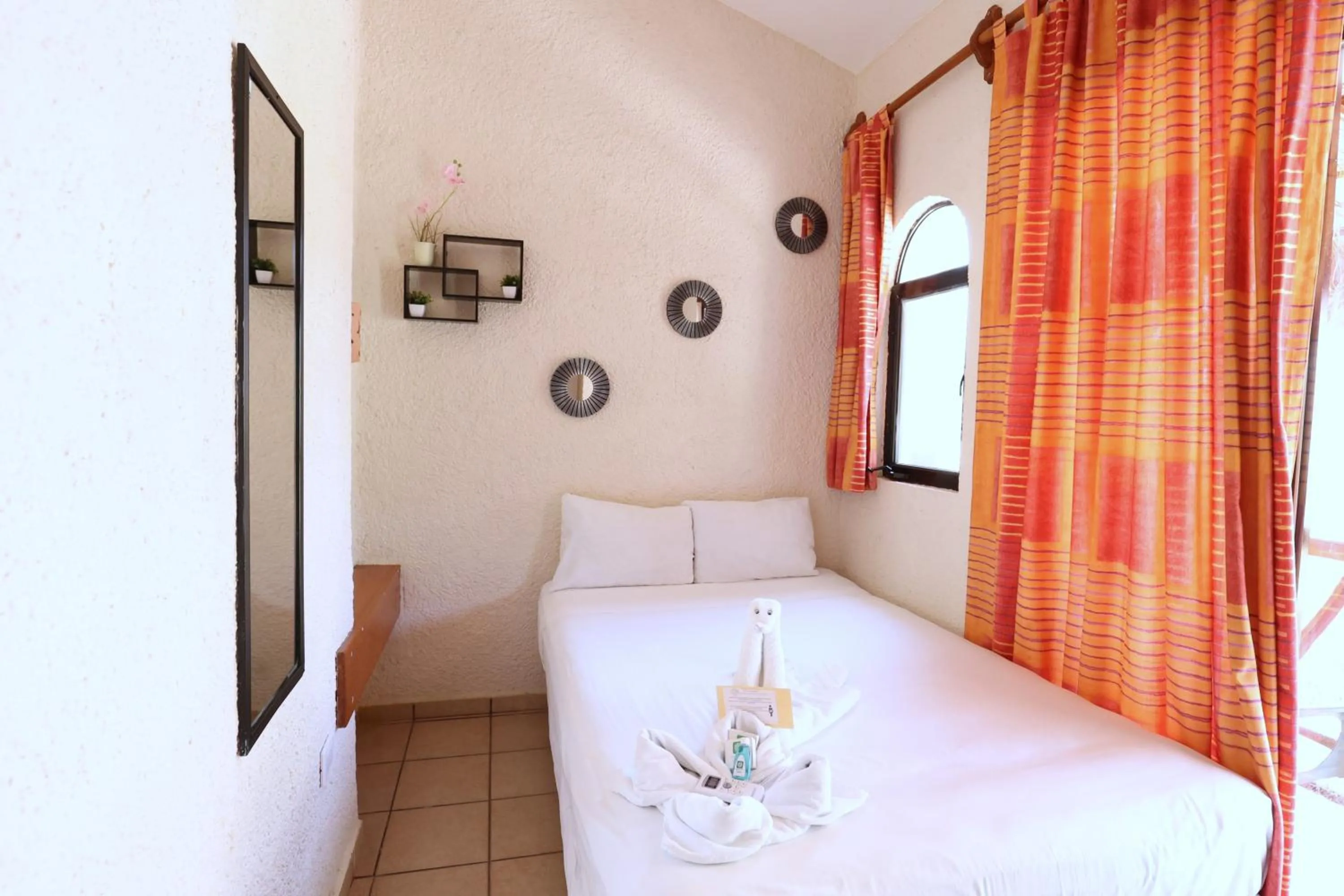 Bed in Hotel Bosque Caribe, 5th Av. zone