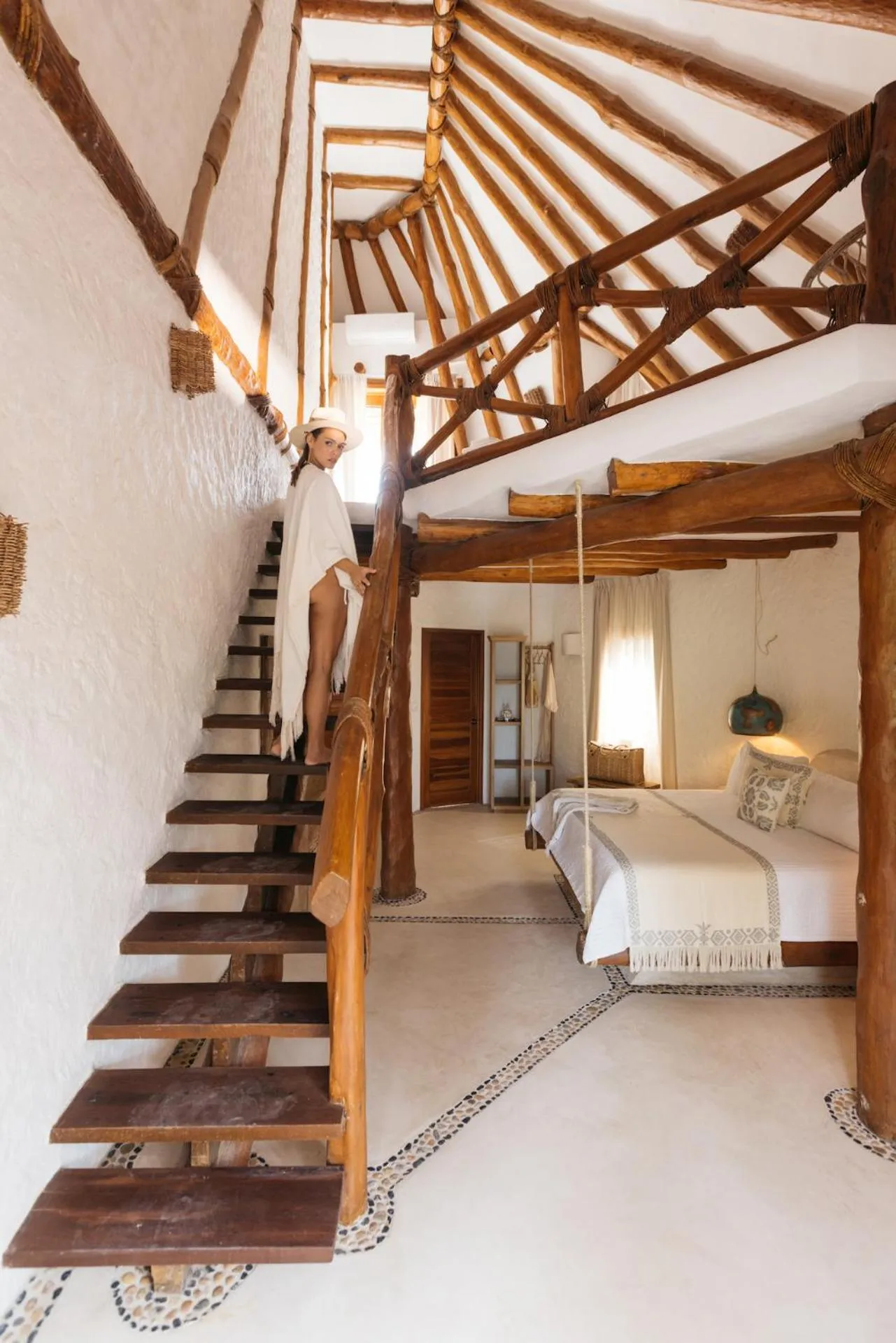 Bed in Casa Las Tortugas Petit Beach Hotel & Spa