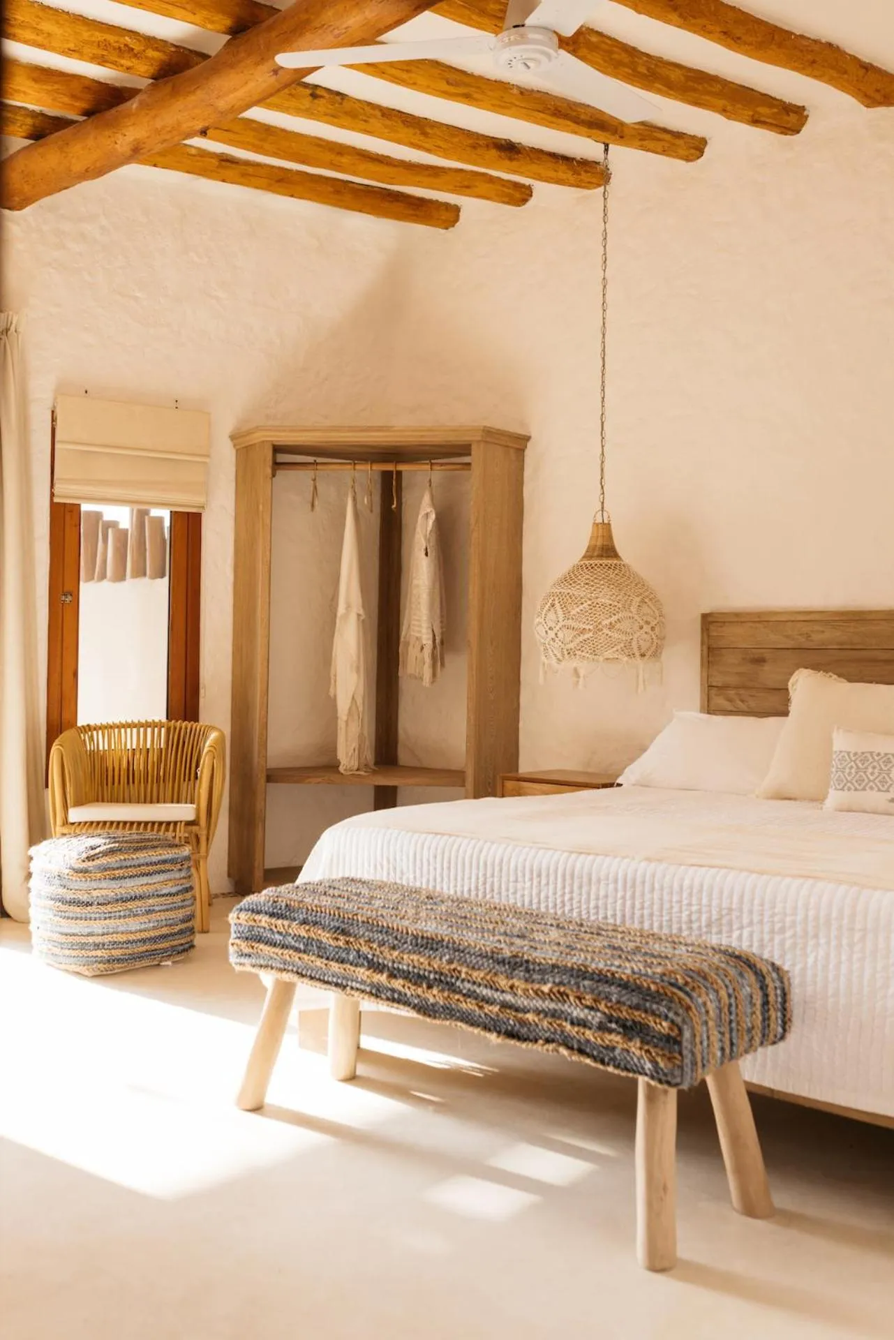 Bed in Casa Las Tortugas Petit Beach Hotel & Spa