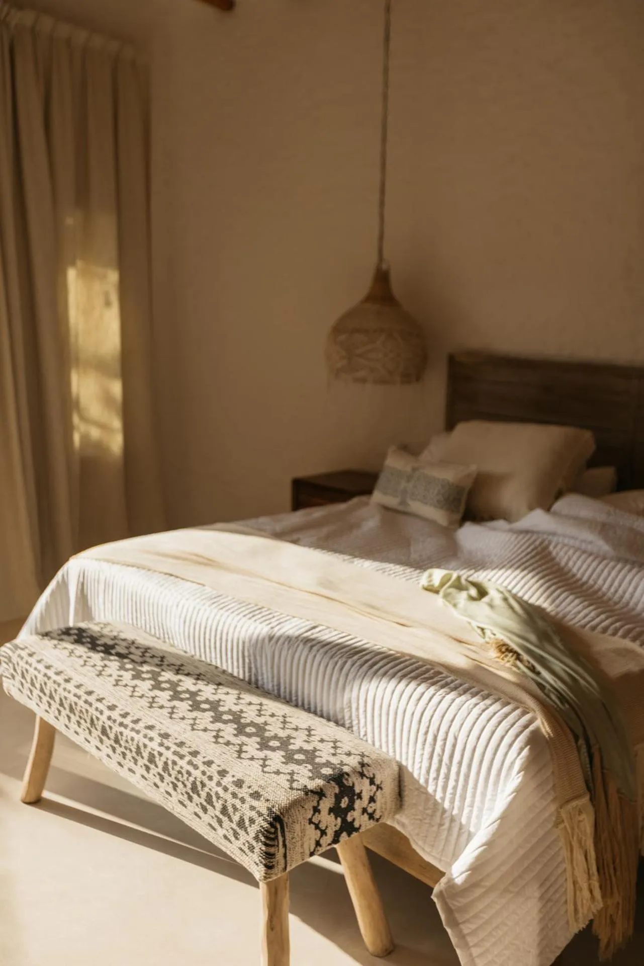 Bed in Casa Las Tortugas Petit Beach Hotel & Spa