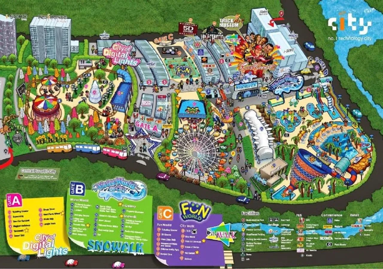 Bird's eye view in [SLEEPS 4 PAX] @ I-CITY