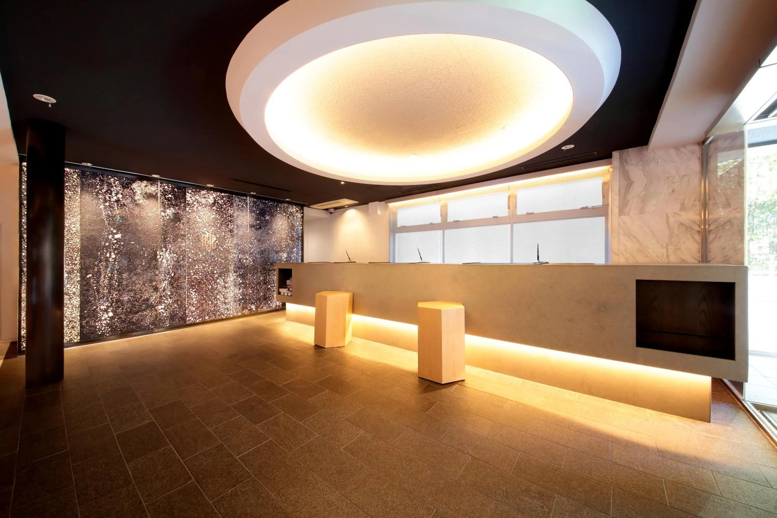 Lobby or reception in Hotel Asia Center of Japan