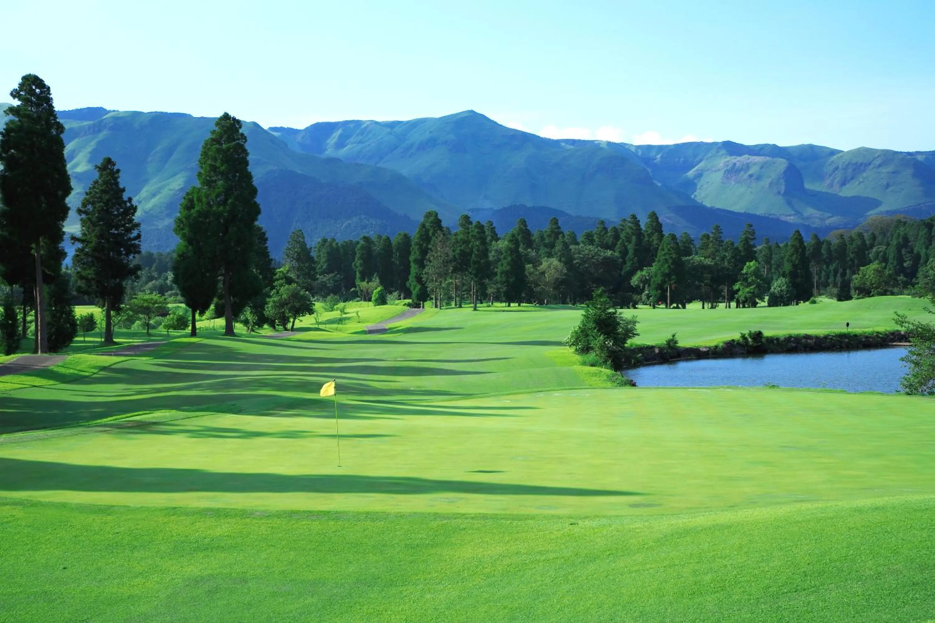 Golfcourse in Aso Resort Grandvrio Hotel