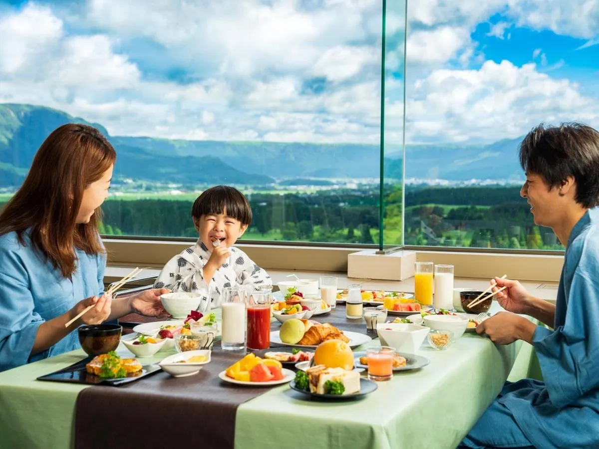 Breakfast in Aso Resort Grandvrio Hotel