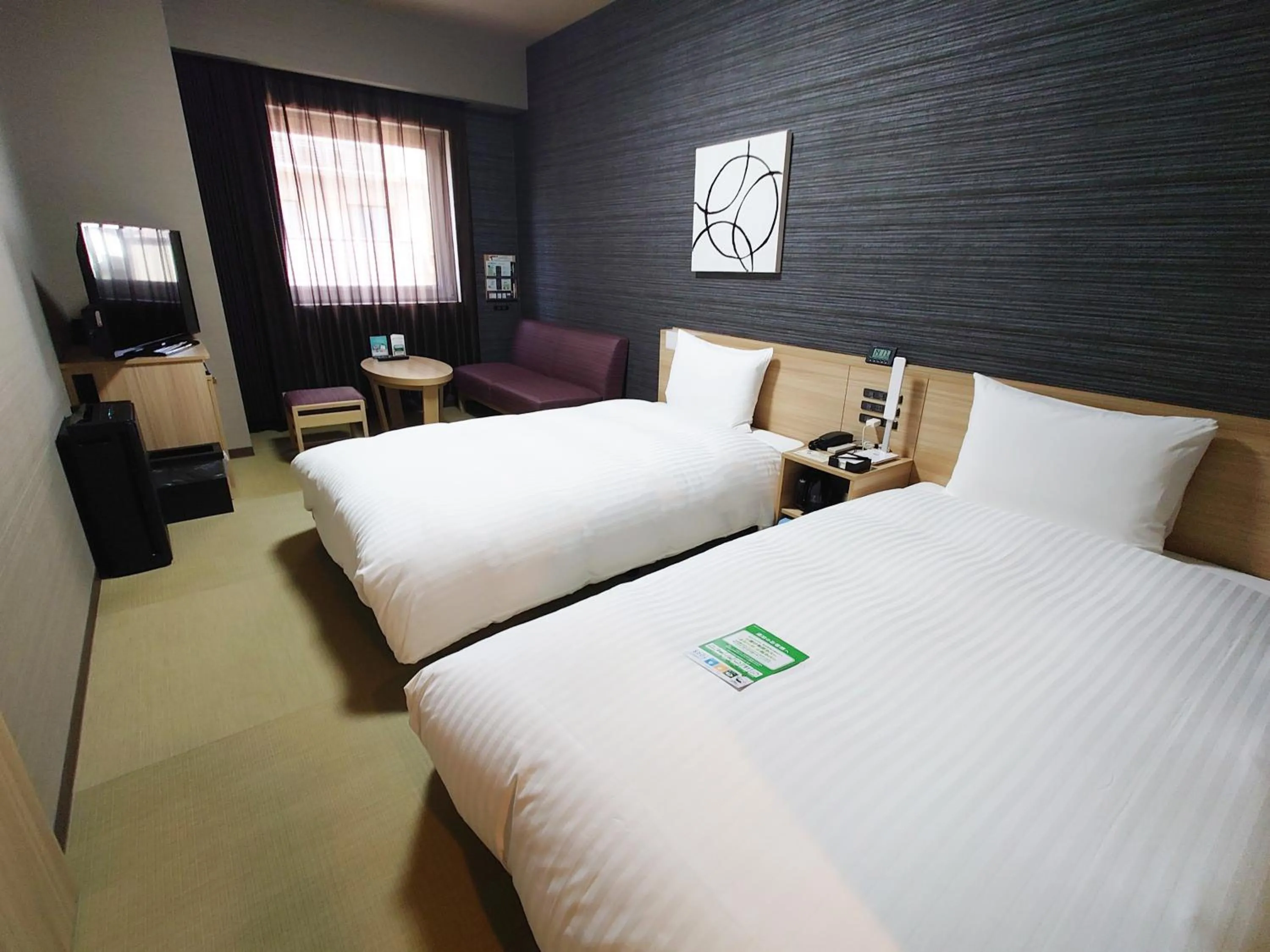 Photo of the whole room, Bed in Hotel Route Inn Matsue