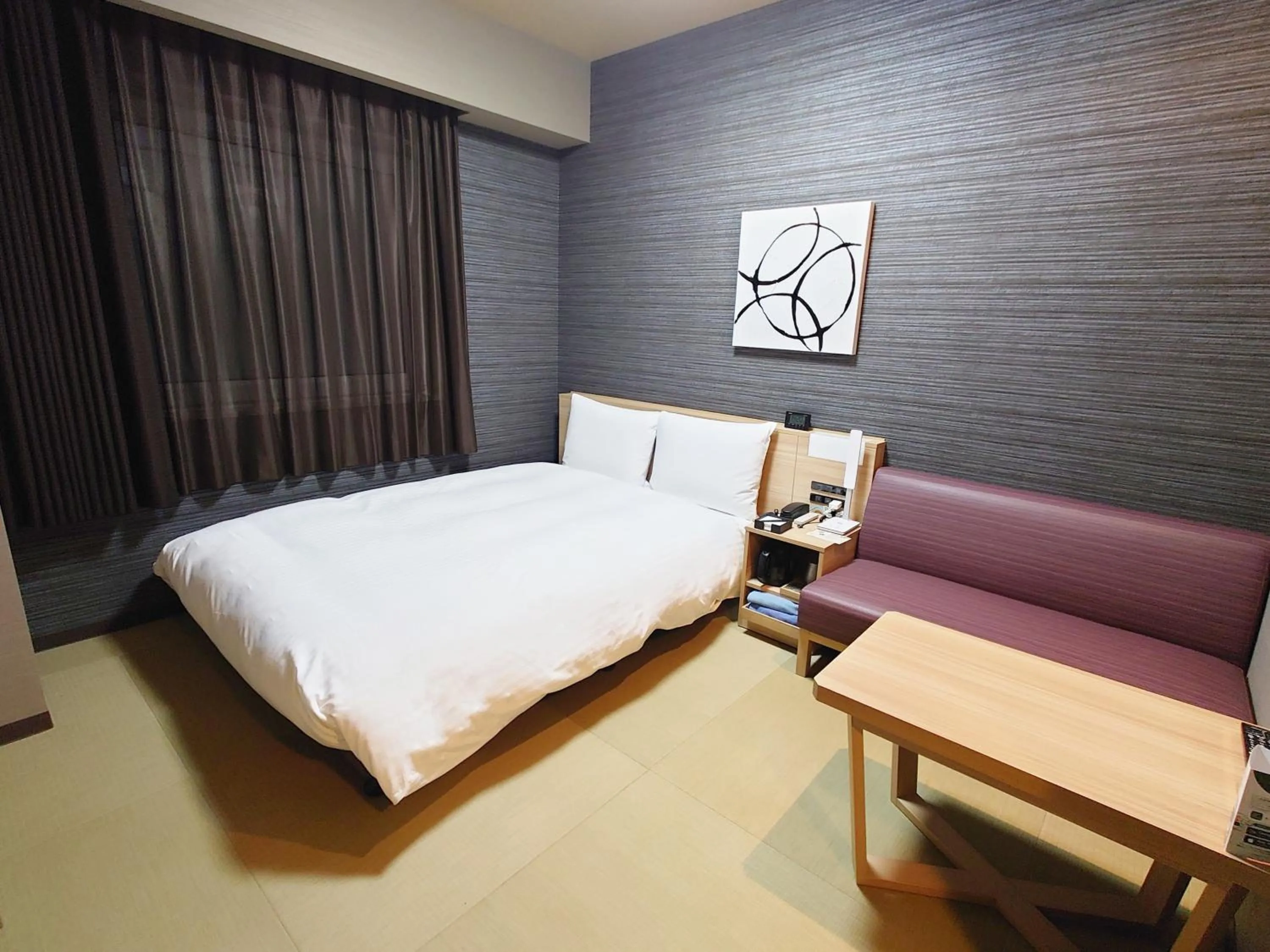 Photo of the whole room, Bed in Hotel Route Inn Matsue