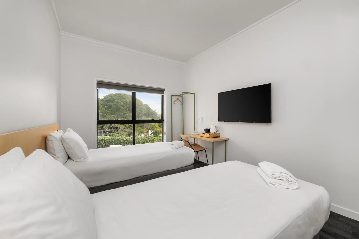 Bed in YHA Brisbane City