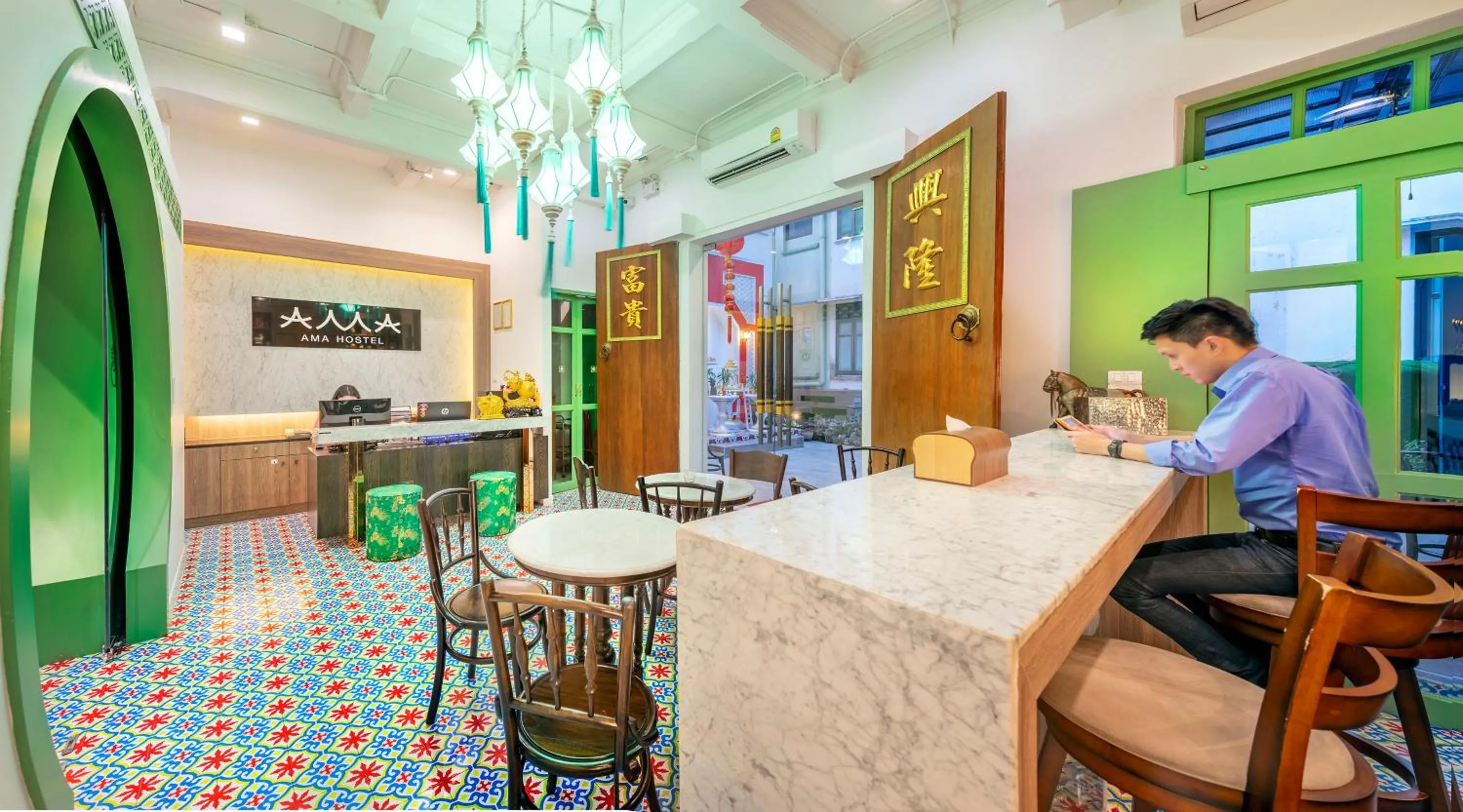 Staff in Ama Hostel Bangkok