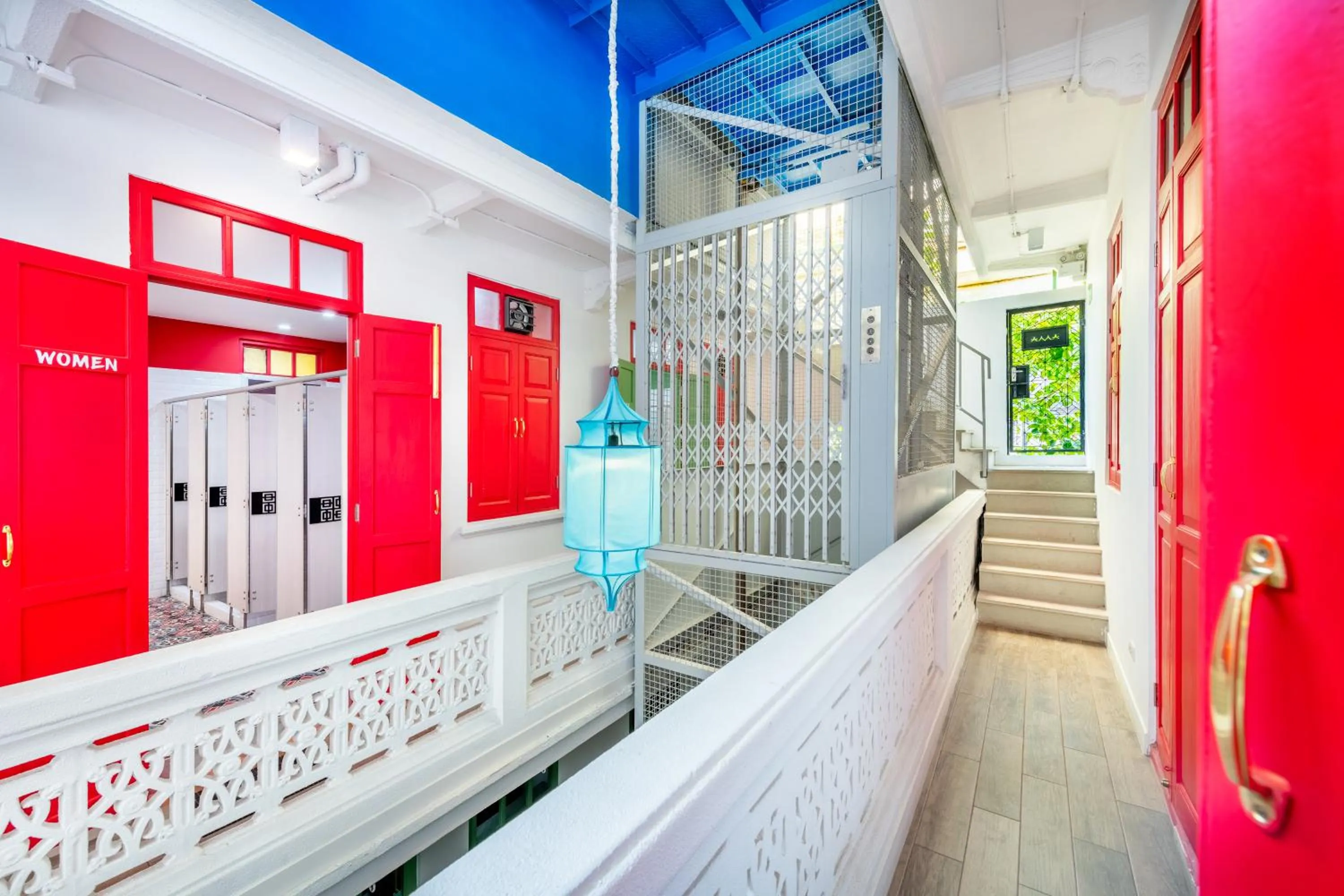 Decorative detail in Ama Hostel Bangkok