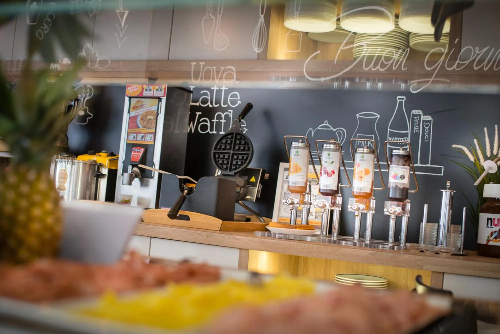 Continental breakfast in Hotel Antille e Azzorre