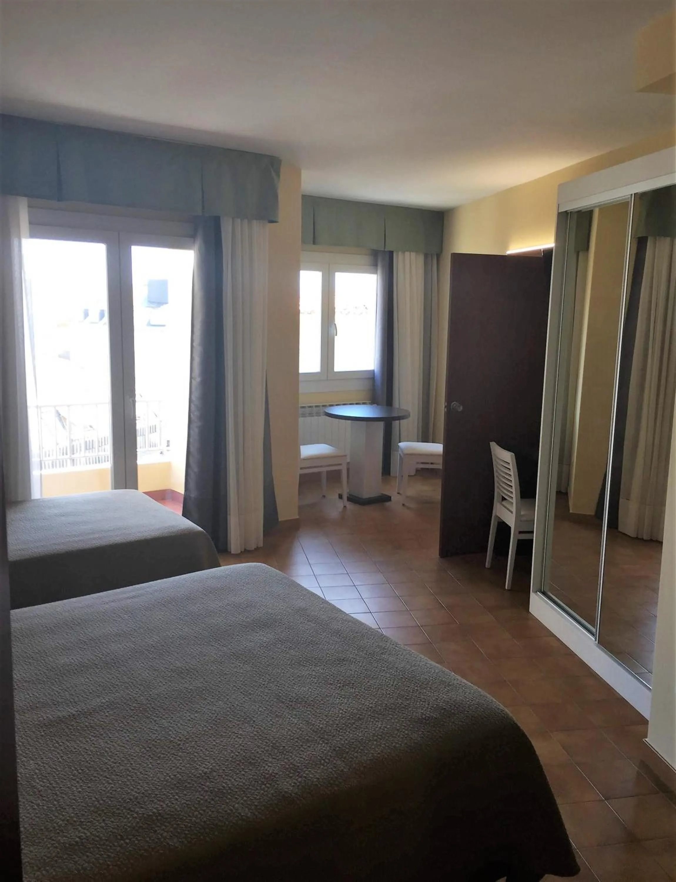 Bed in Hotel Nuevo Cachalote