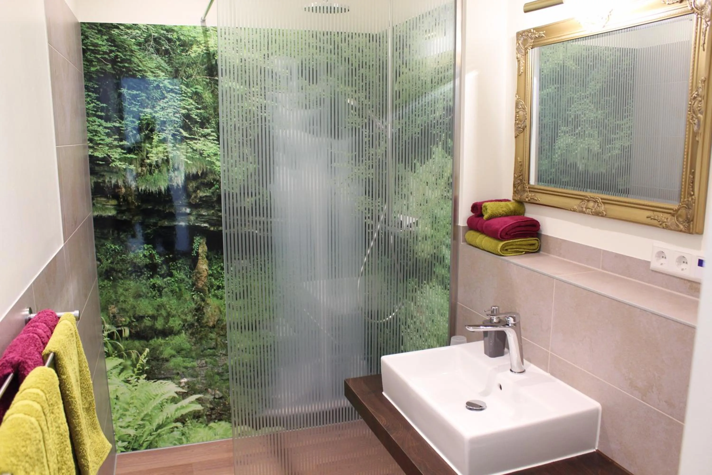 Shower in Waldhotel Rainau