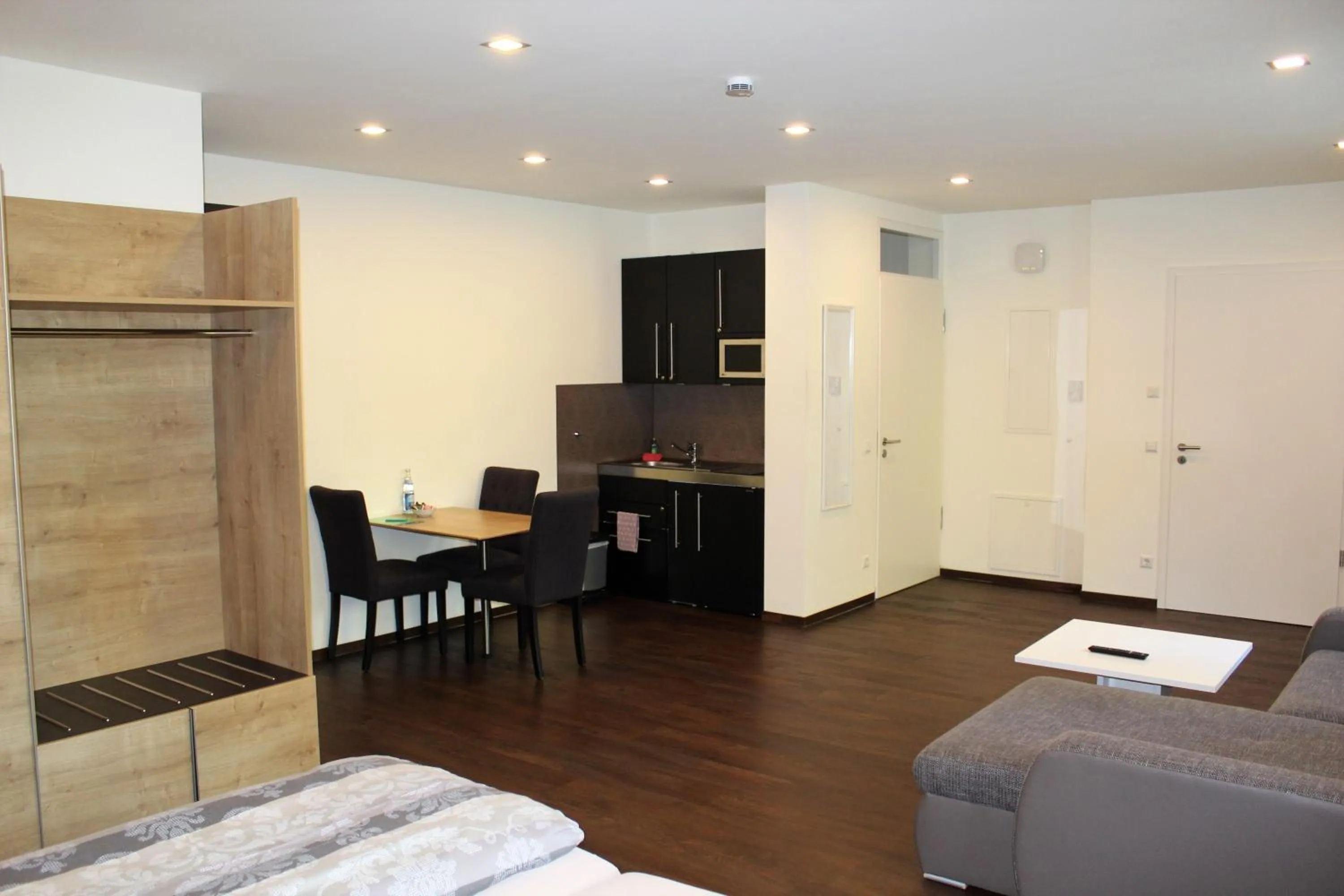 Kitchen or kitchenette in Waldhotel Rainau