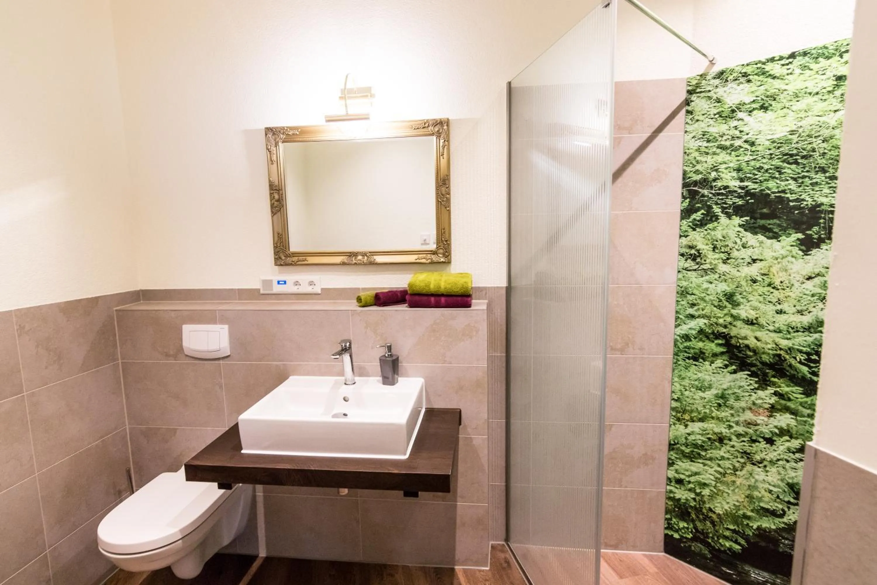 Toilet in Waldhotel Rainau