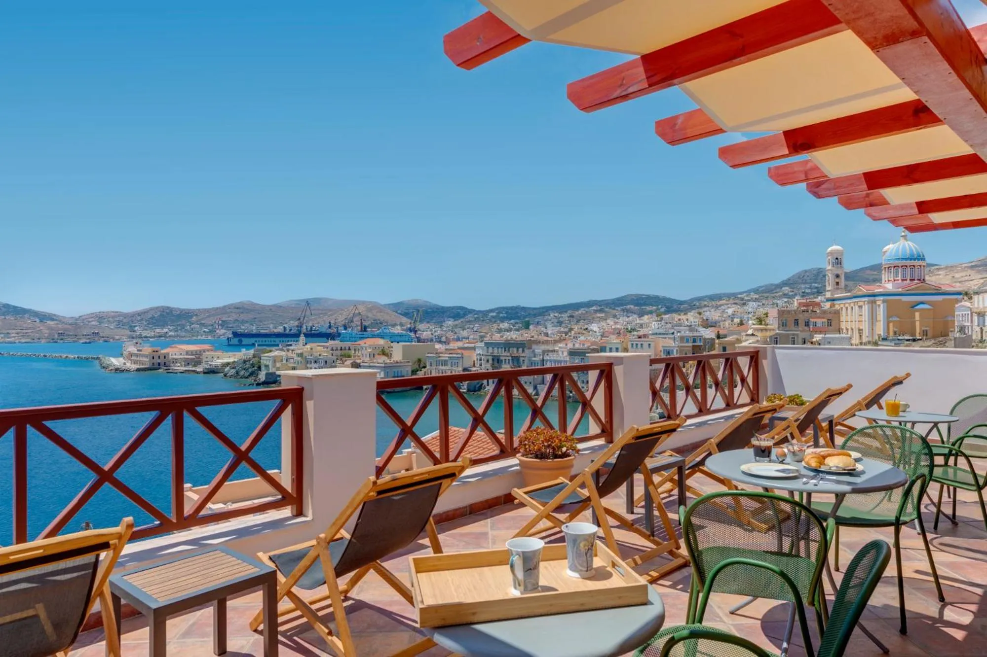 Balcony/Terrace in Electra Syros - Adults Only