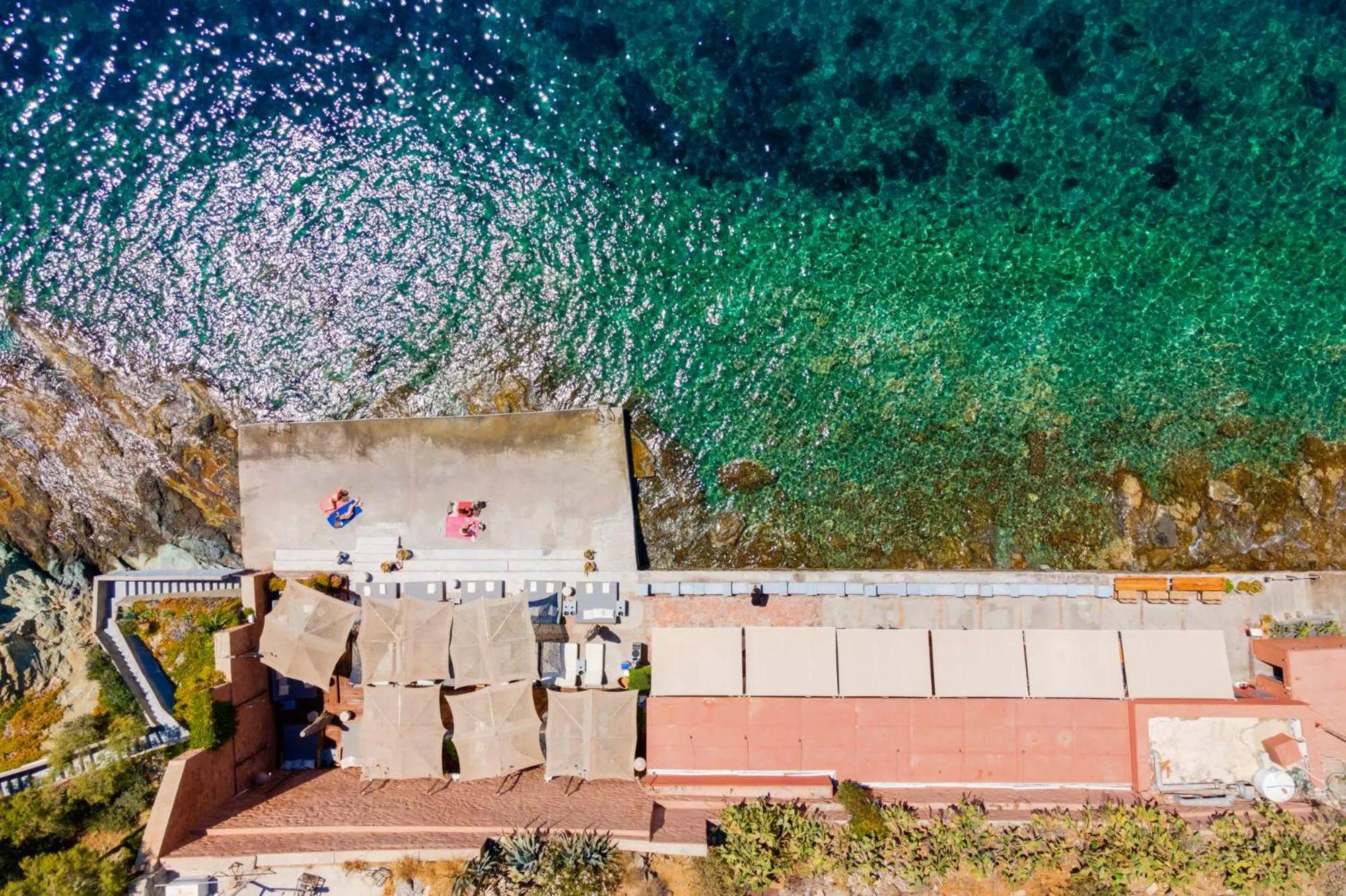 Sea view in Electra Syros - Adults Only