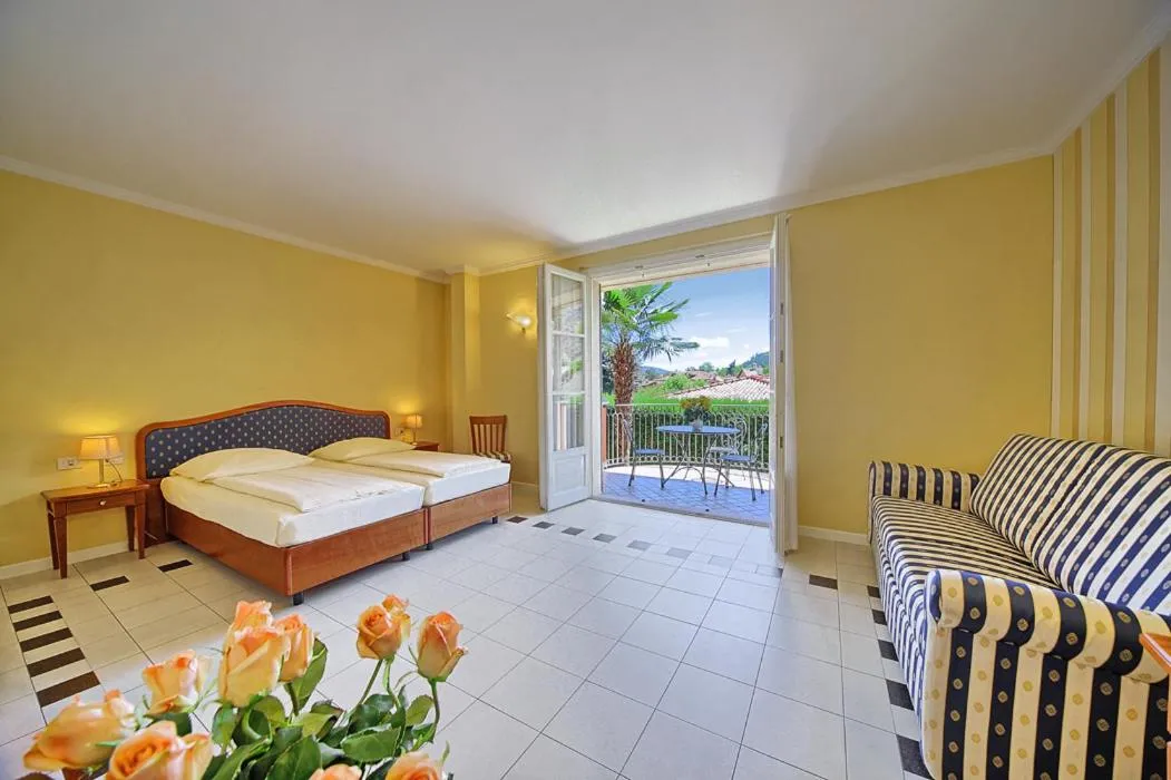 Bed in Hotel Villa Delle Palme
