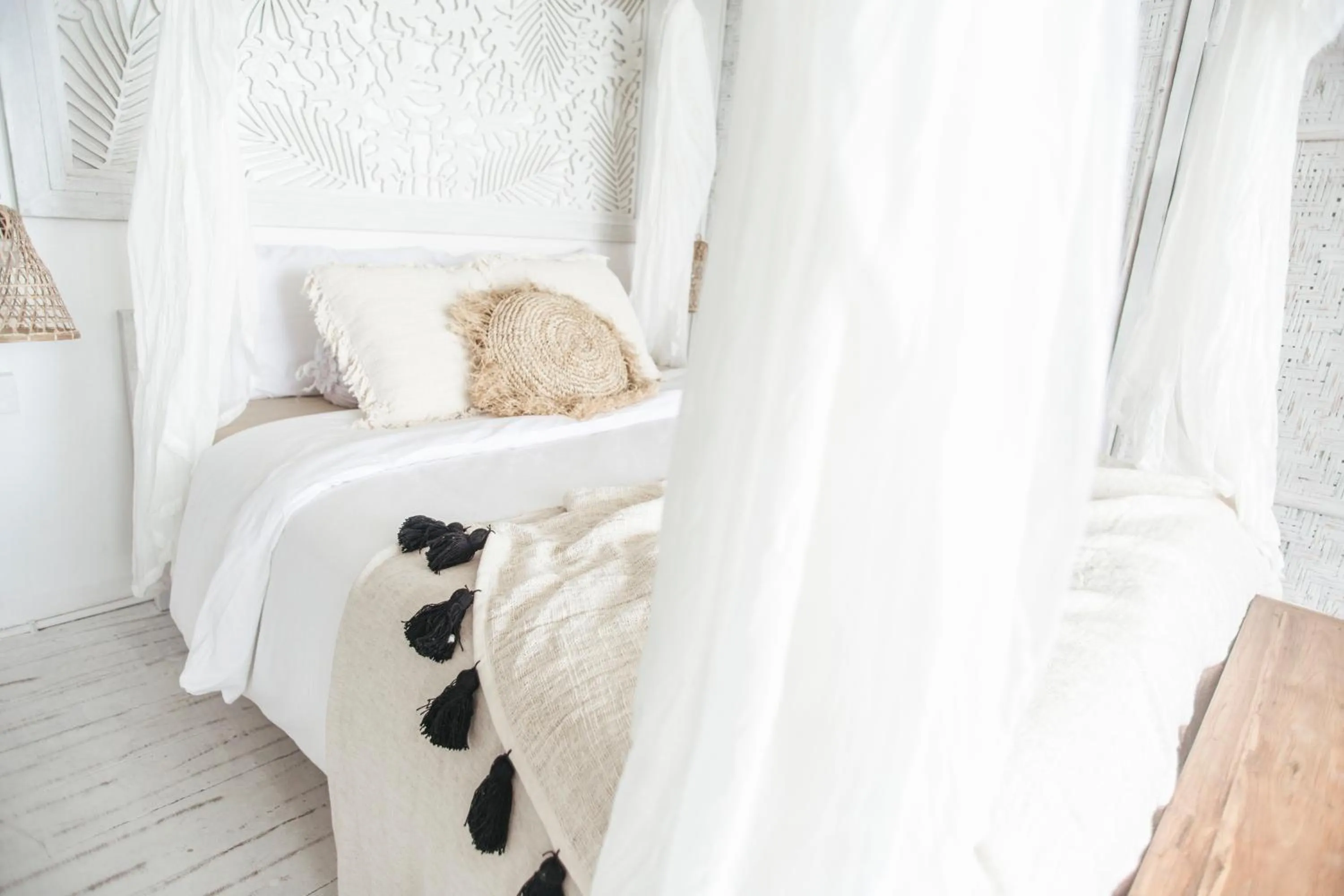 Decorative detail, Bed in Dreamsea Bali