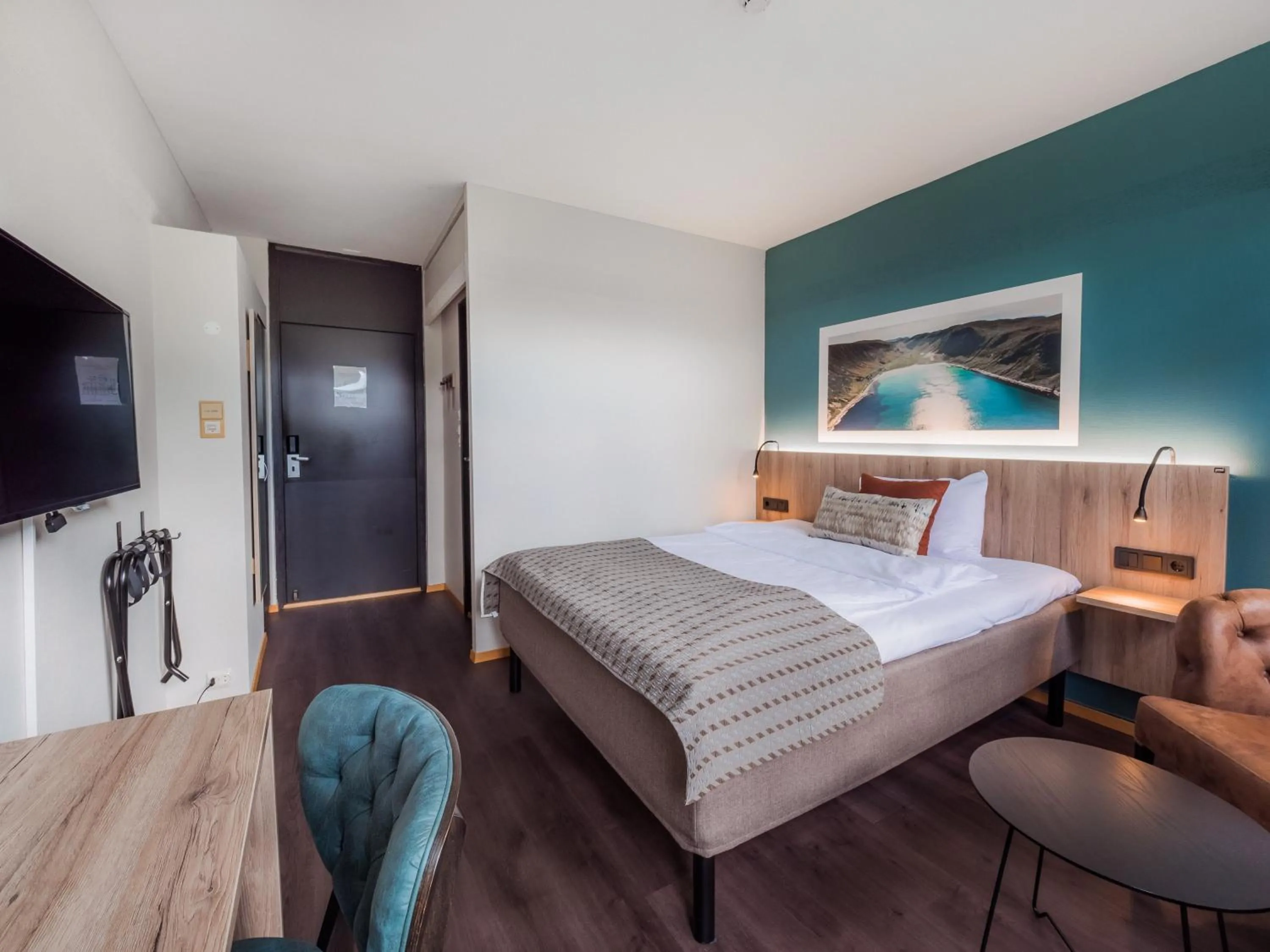 Bedroom, Bed in Nordfjord Hotell