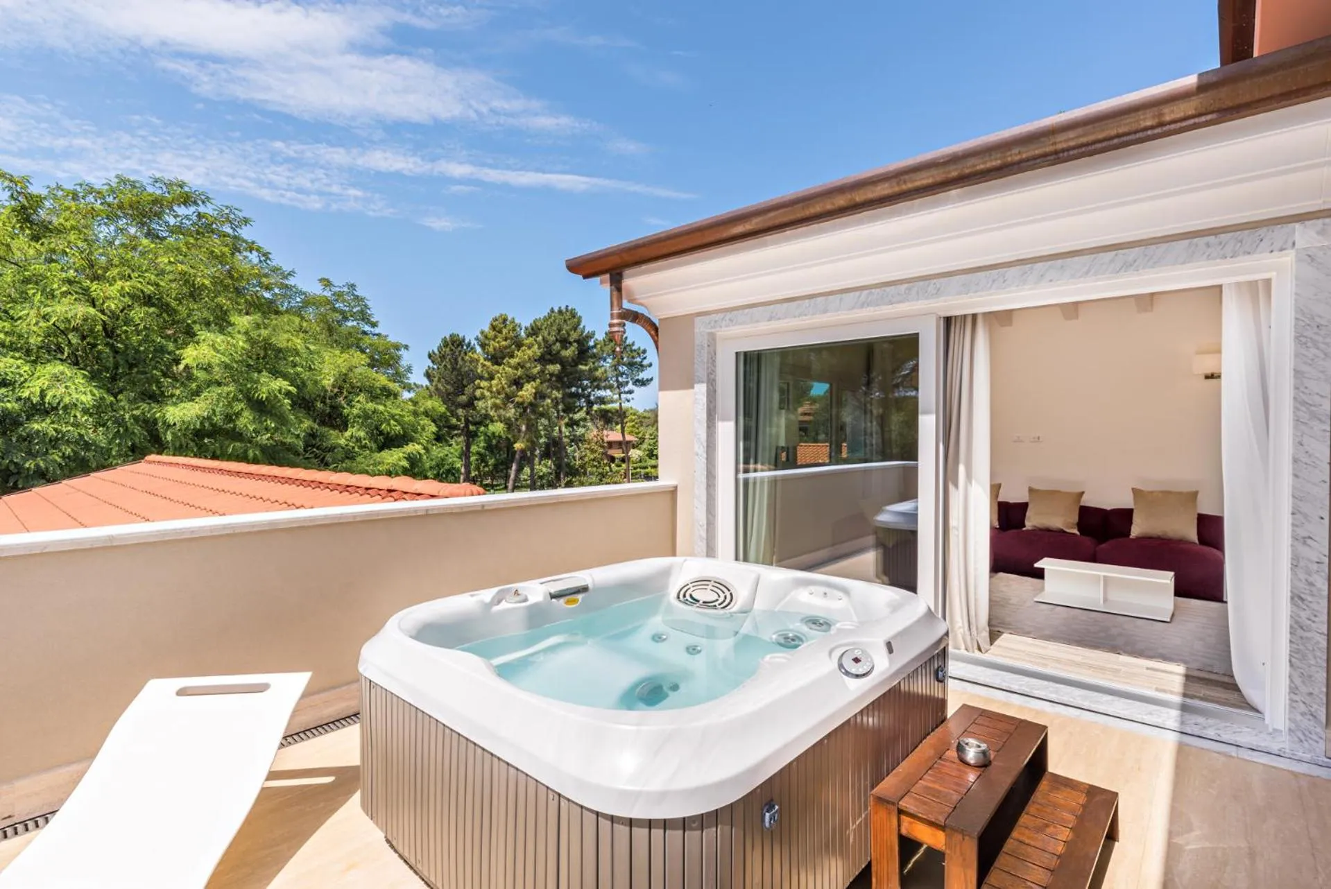Balcony/Terrace in Hotel Stella Della Versilia