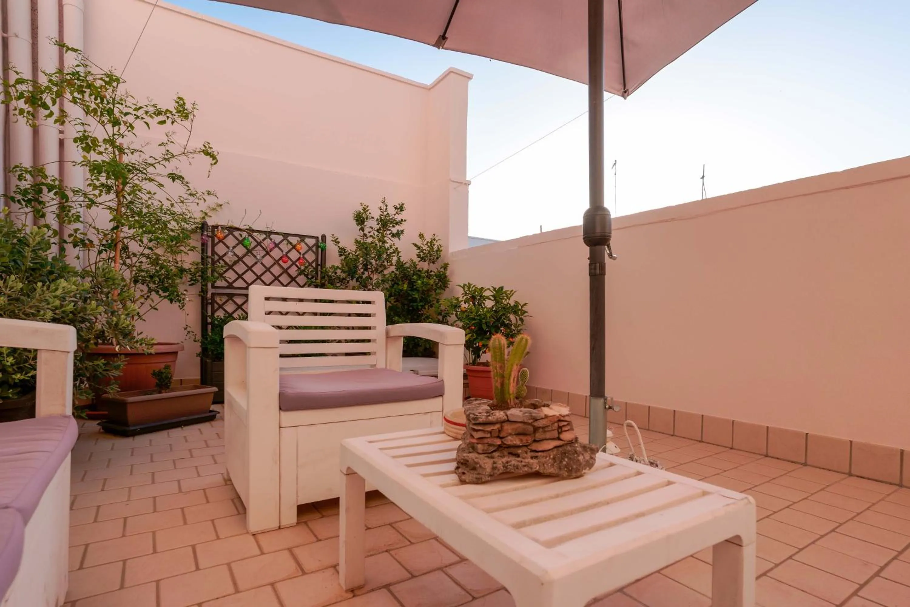 Balcony/Terrace in Antico Frantoio Cairoli B&B Exclusive Room