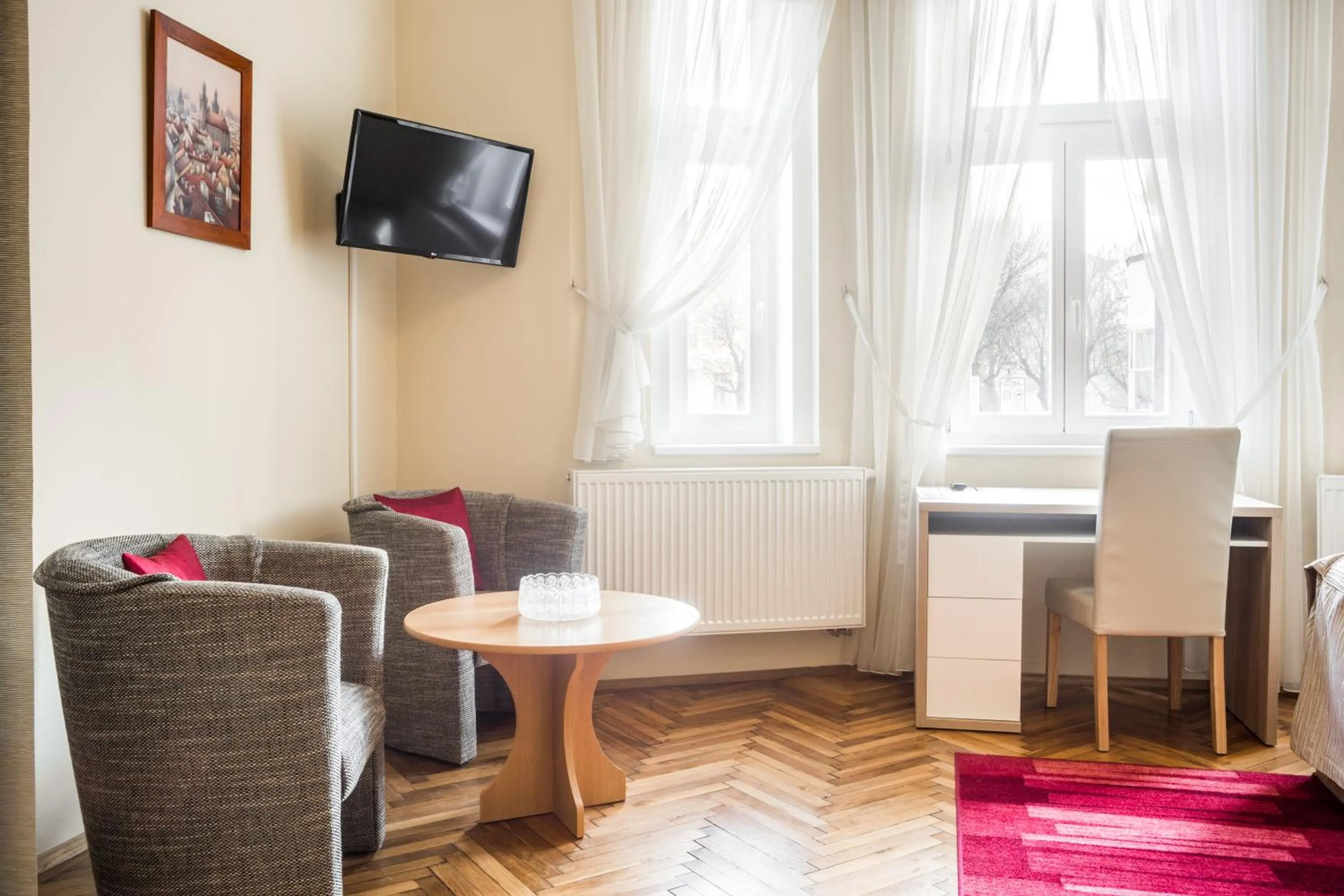 Seating area in Villa A. Malka