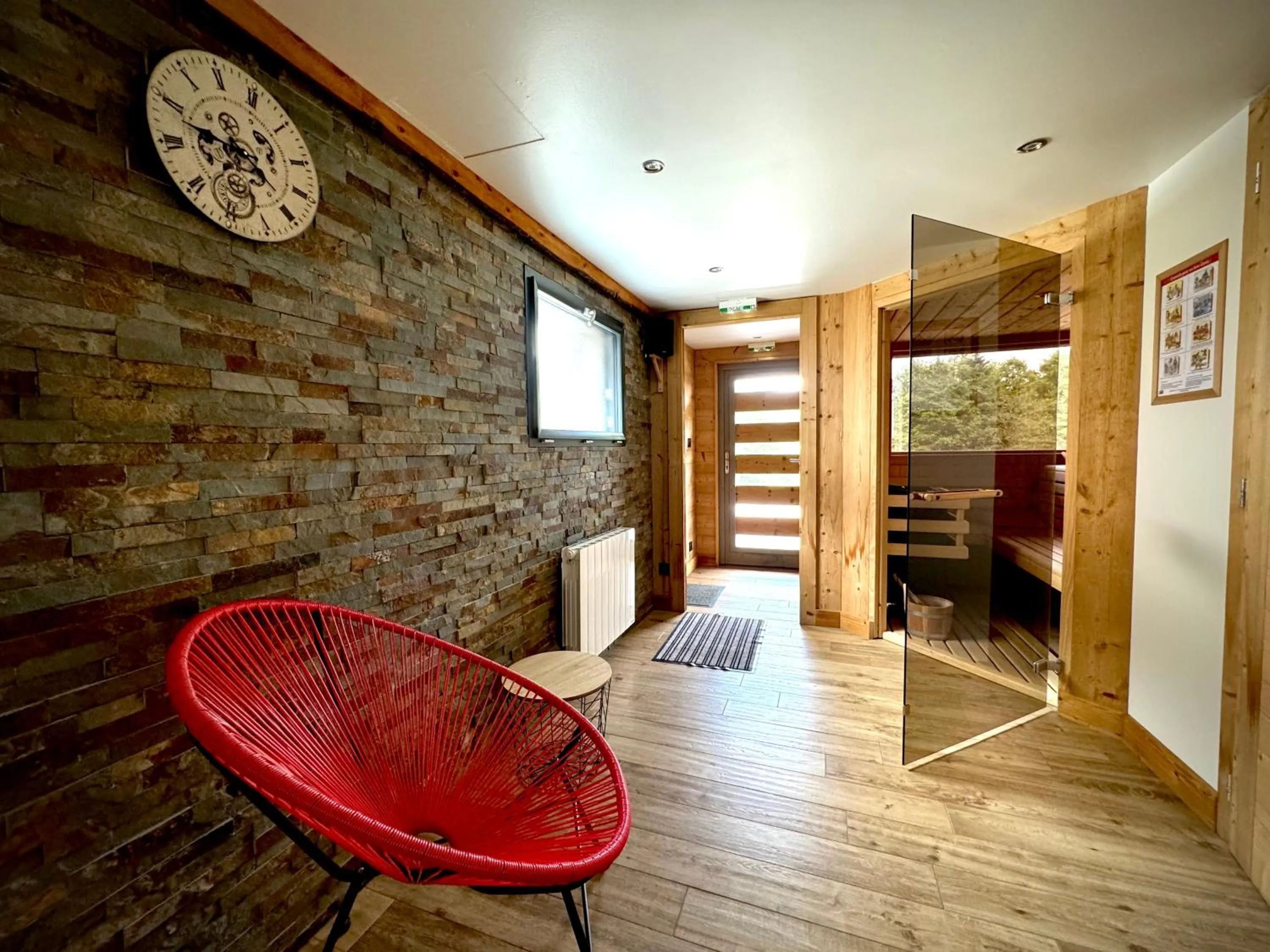 Sauna in Hôtel - Restaurant Le Couchetat