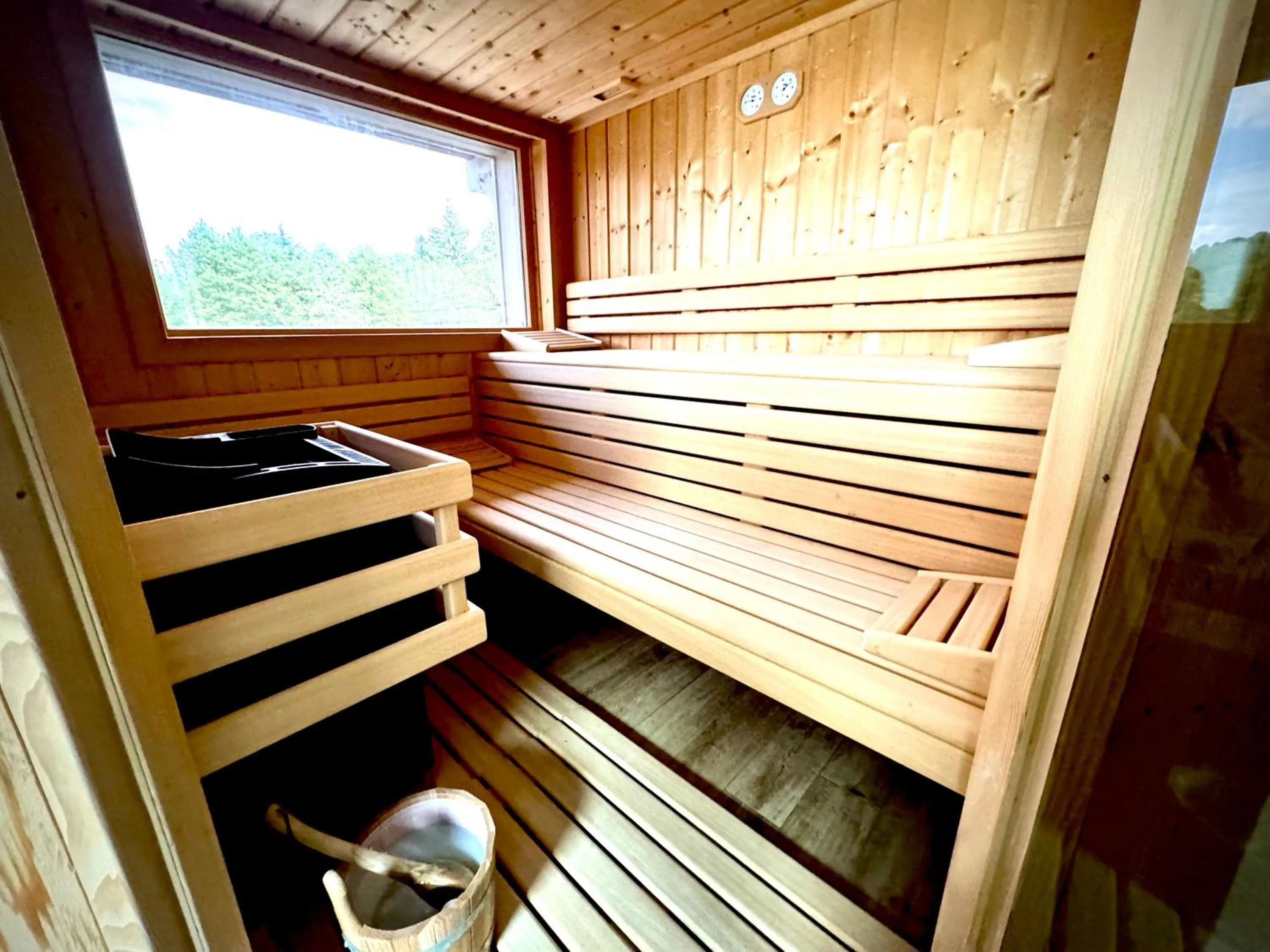 Sauna in Hôtel - Restaurant Le Couchetat
