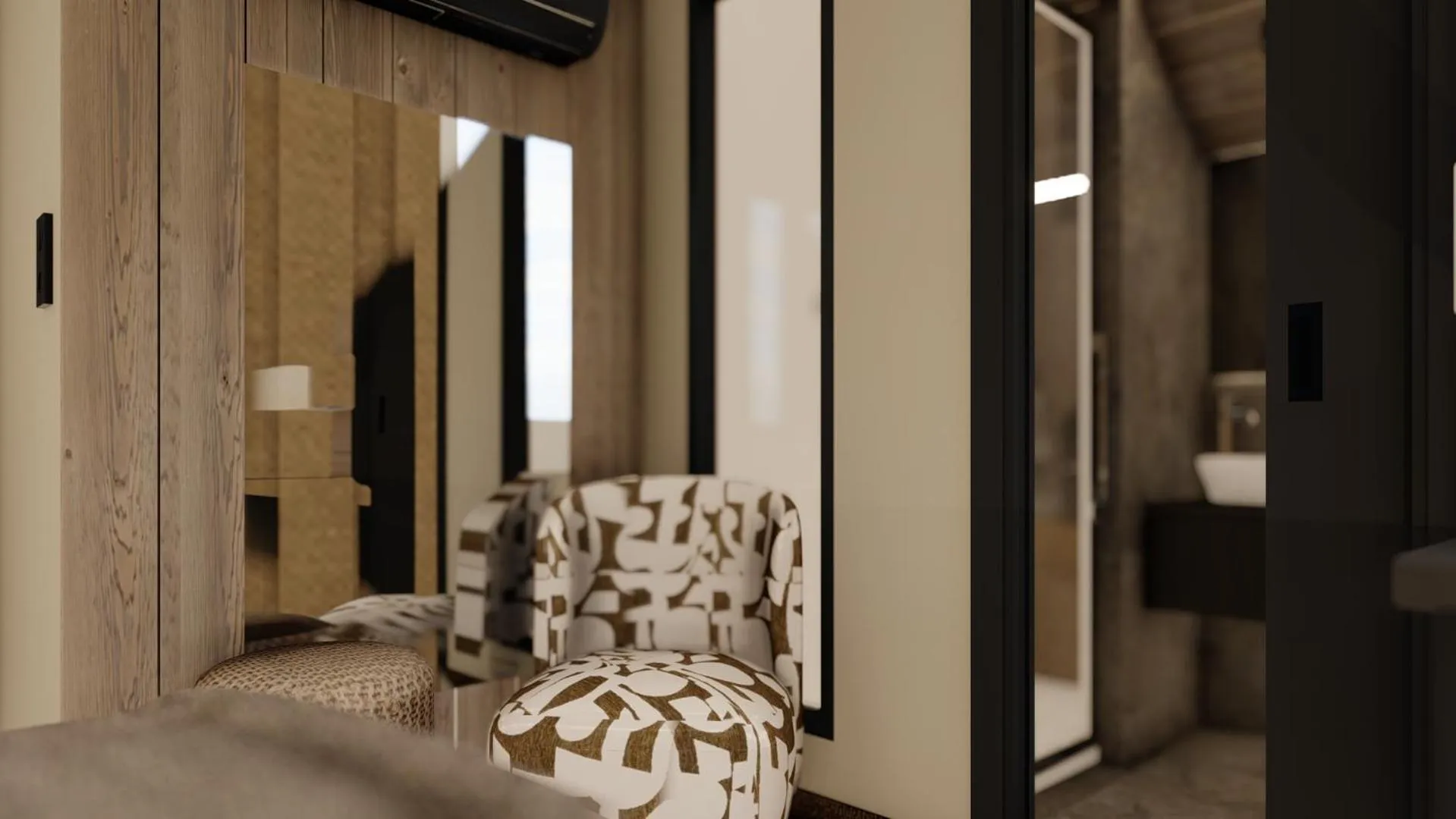 Bed in Hôtel - Restaurant Le Couchetat