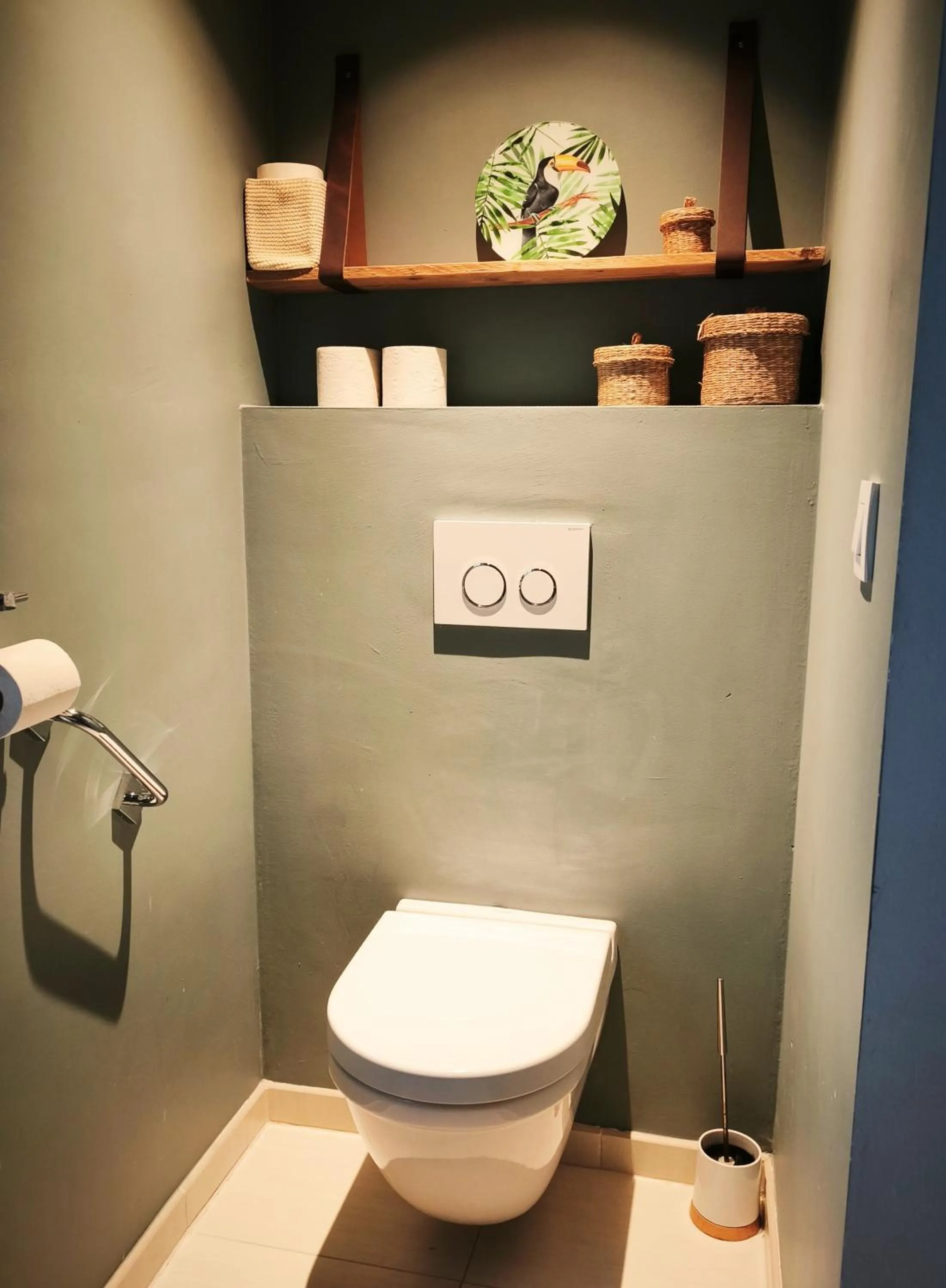 Toilet in B&B Lisdodde