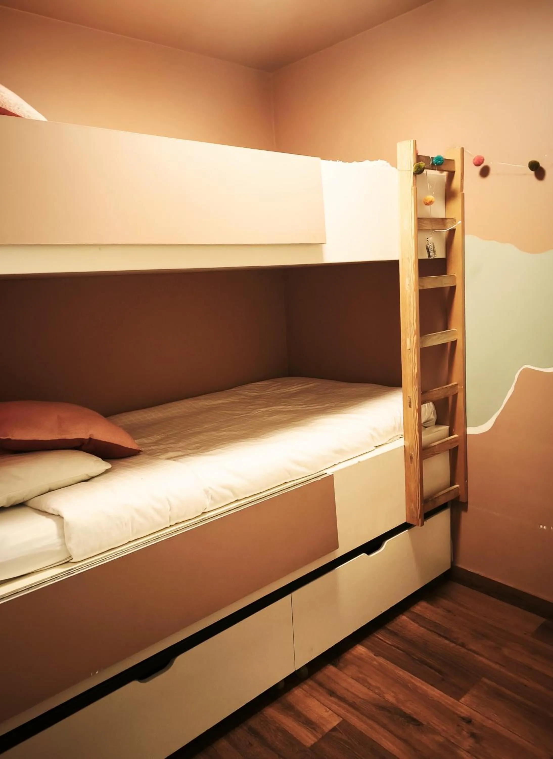 bunk bed, Bed in B&B Lisdodde