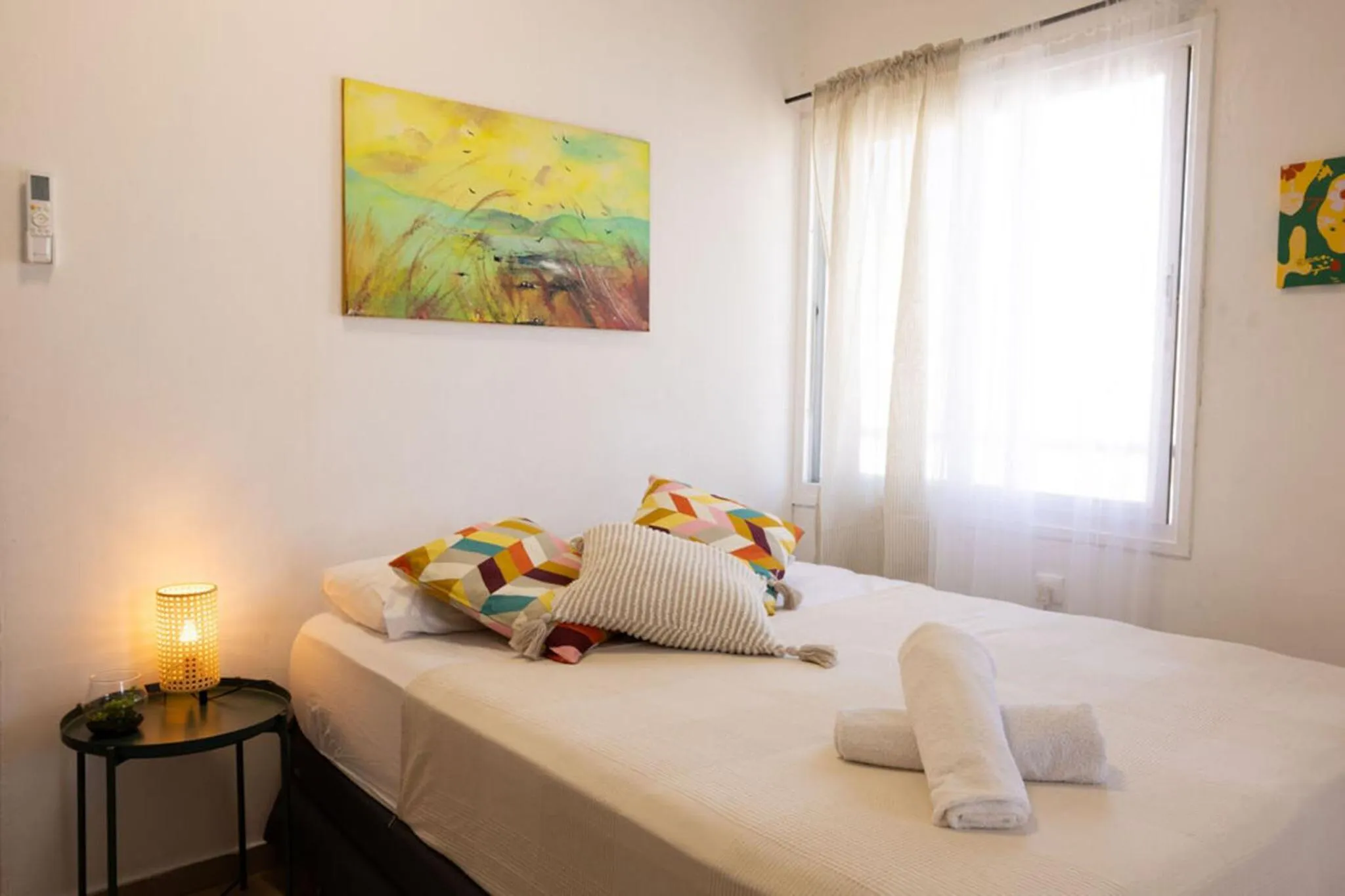 Bedroom, Bed in Hotel Loui Talpiot