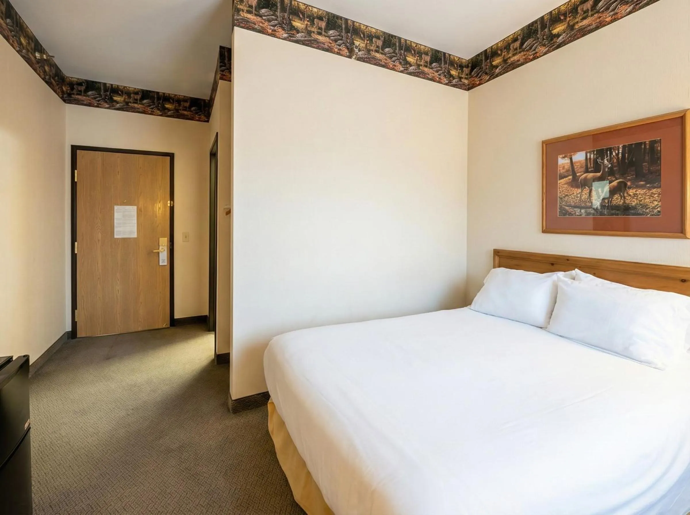 Bed in Pellston Lodge