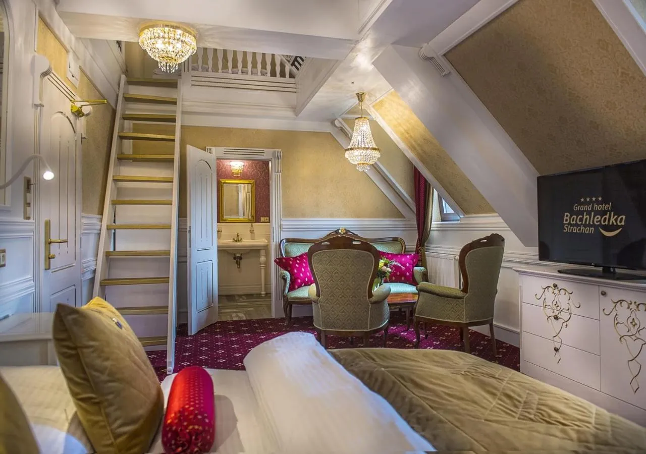 Decorative detail, Bed in Grand Hotel**** Bachledka Strachan