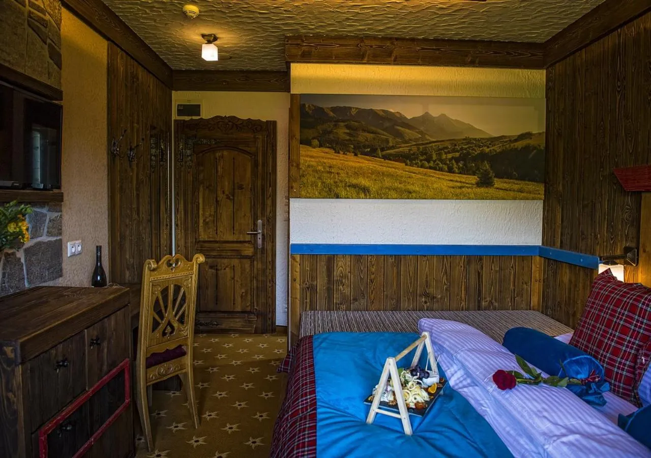 Balcony/Terrace, Bed in Grand Hotel**** Bachledka Strachan