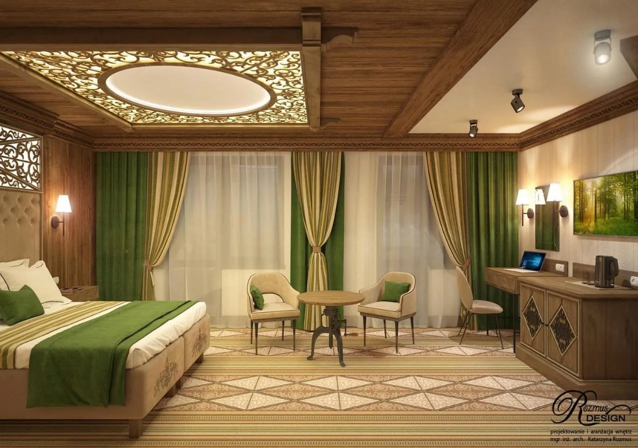 Decorative detail, Bed in Grand Hotel**** Bachledka Strachan