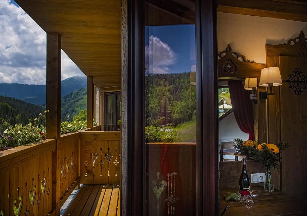 Balcony/Terrace in Grand Hotel**** Bachledka Strachan