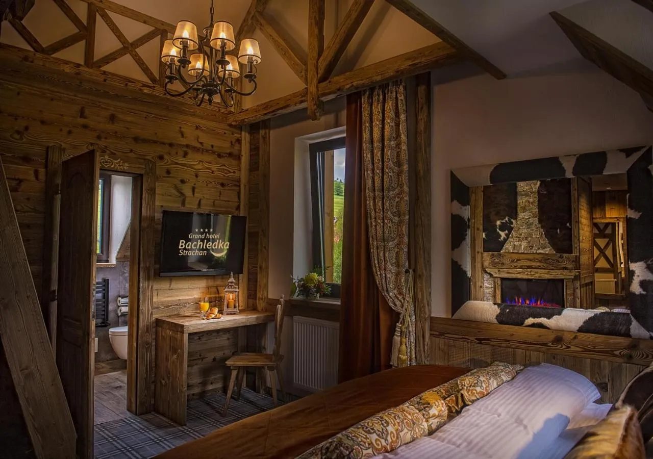 Decorative detail, Bed in Grand Hotel**** Bachledka Strachan