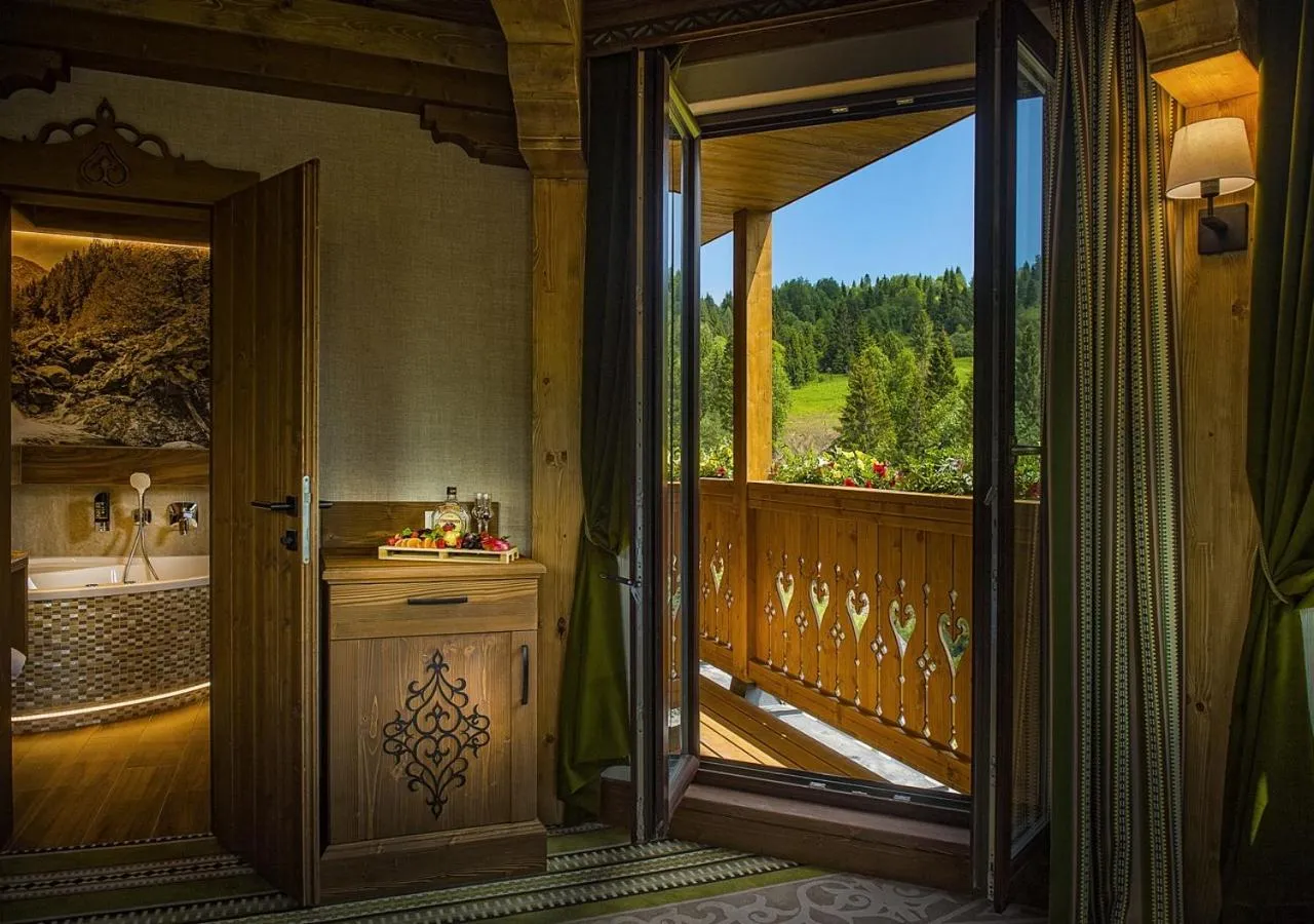 Balcony/Terrace in Grand Hotel**** Bachledka Strachan