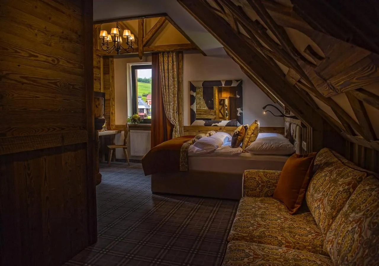 Decorative detail, Bed in Grand Hotel**** Bachledka Strachan