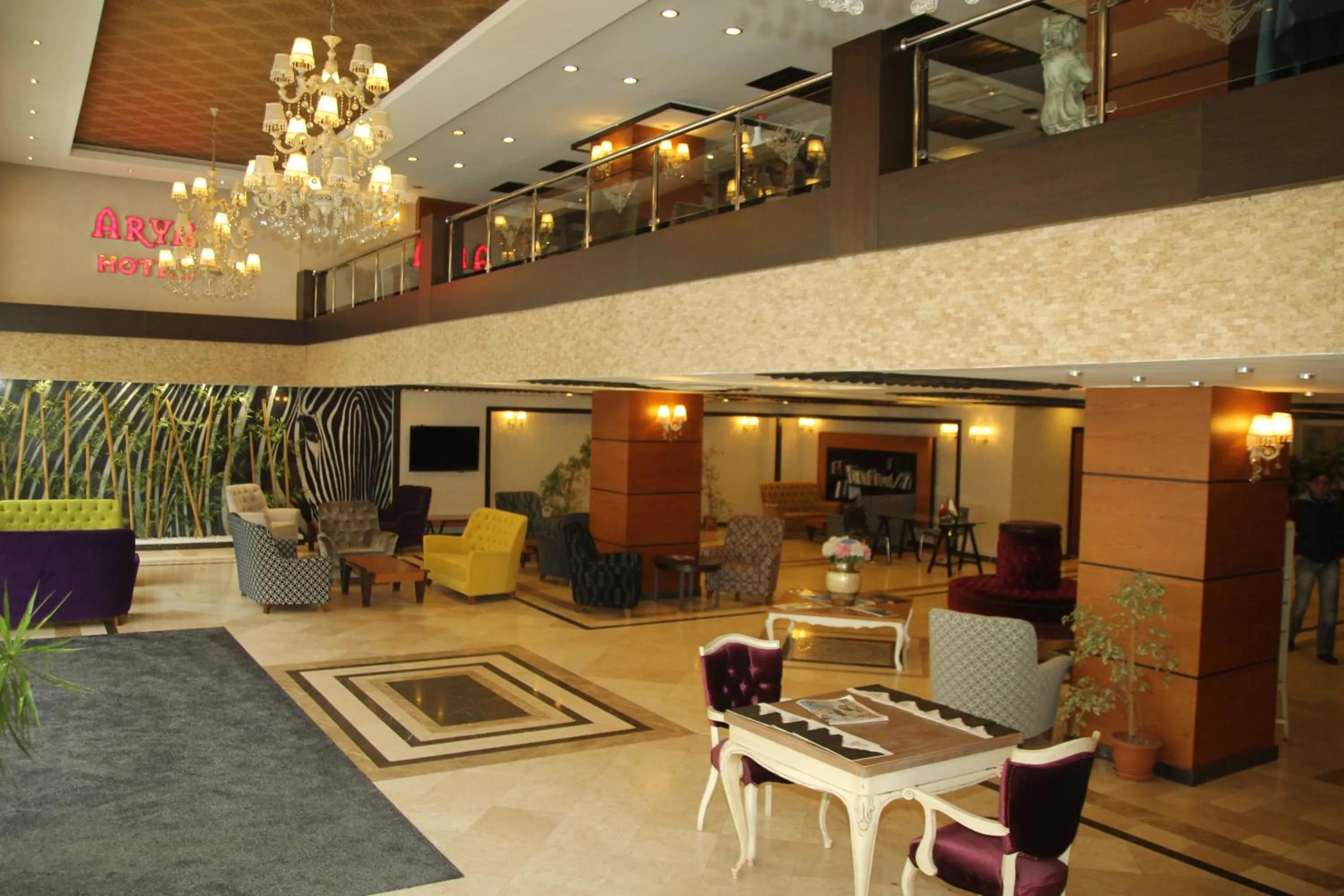 Lobby or reception in Arya Hotel Sakarya