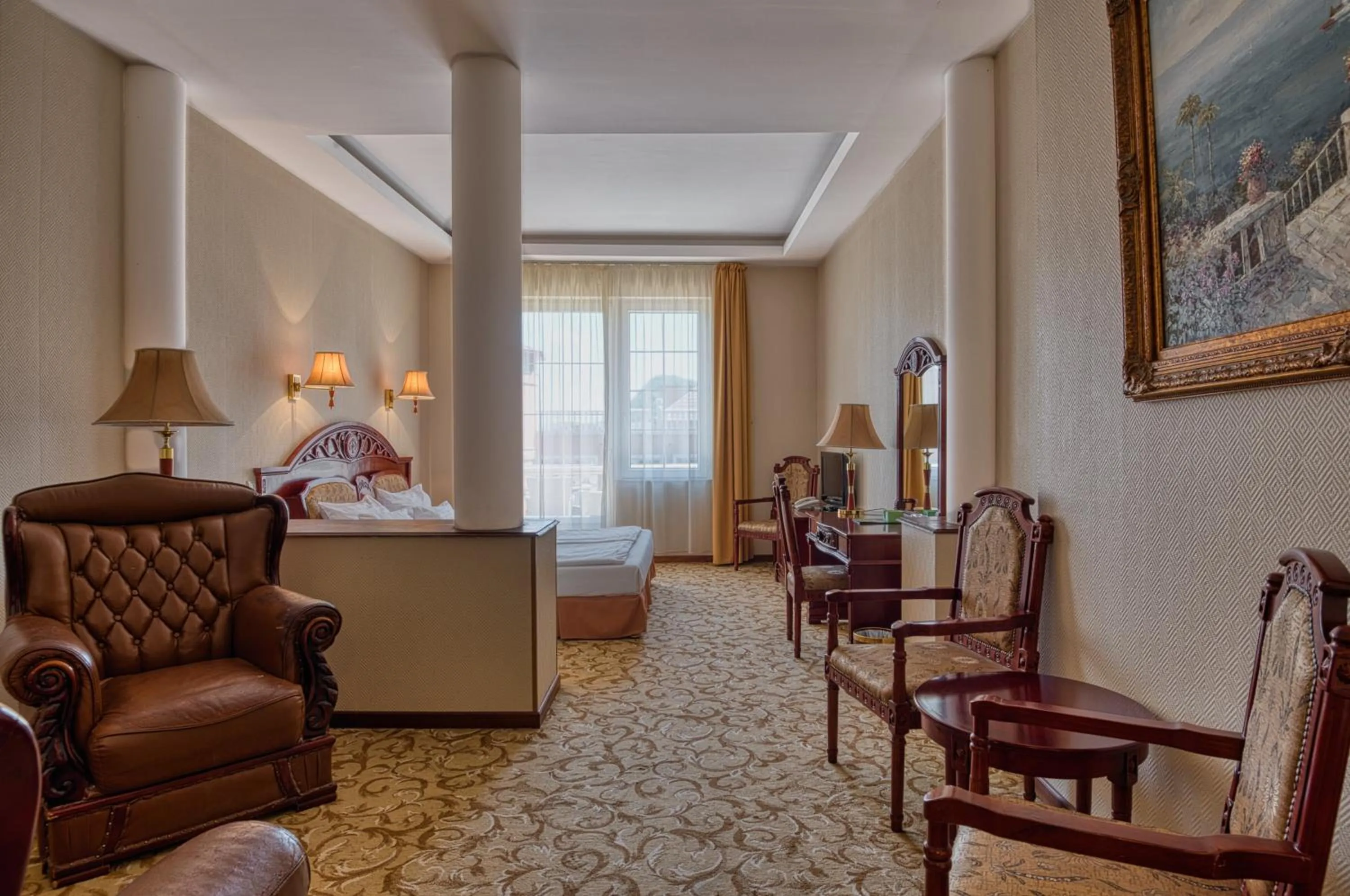 Living room in Hotel Bellevue Esztergom