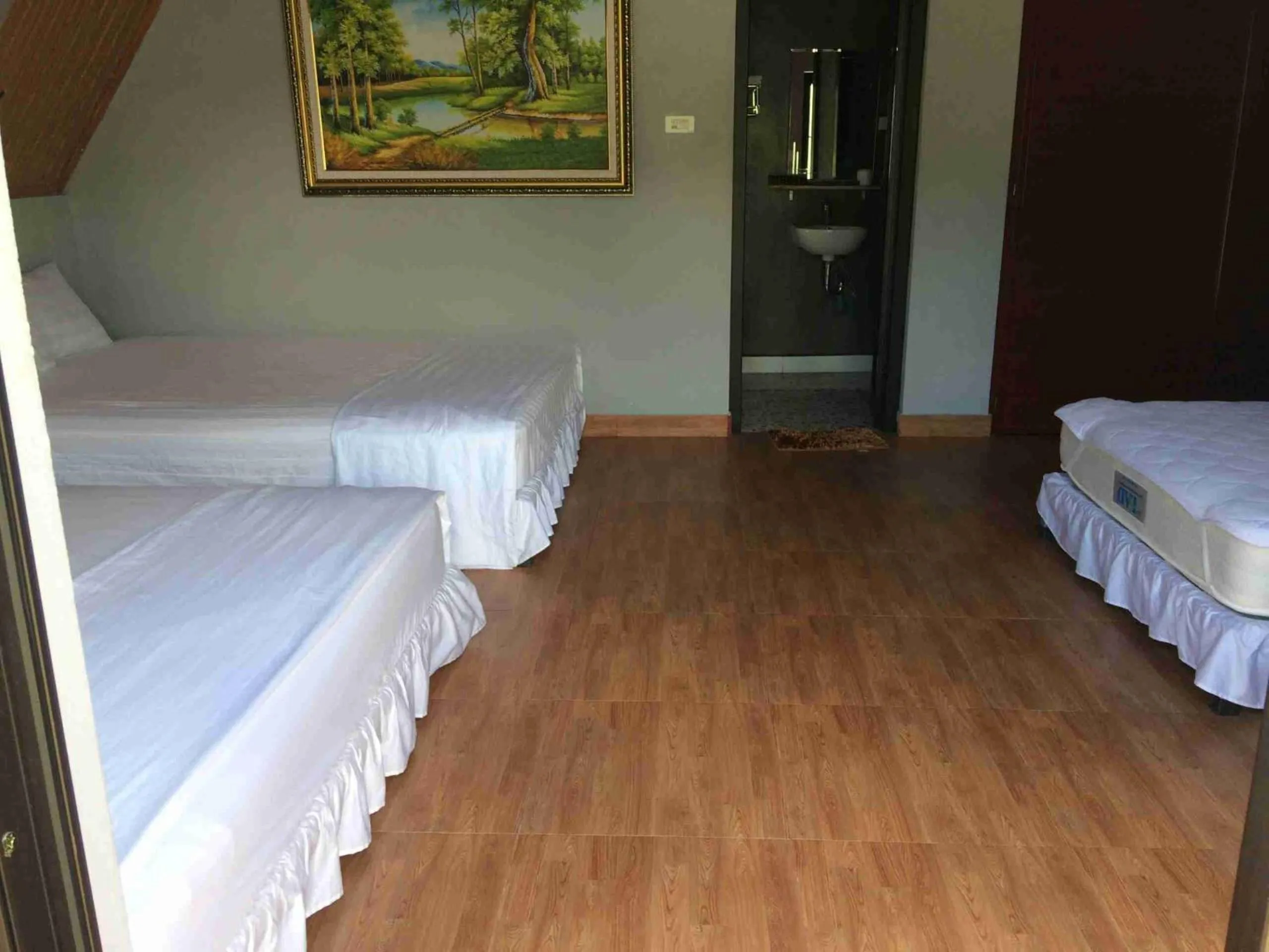 Bed in Carambola Bungalow